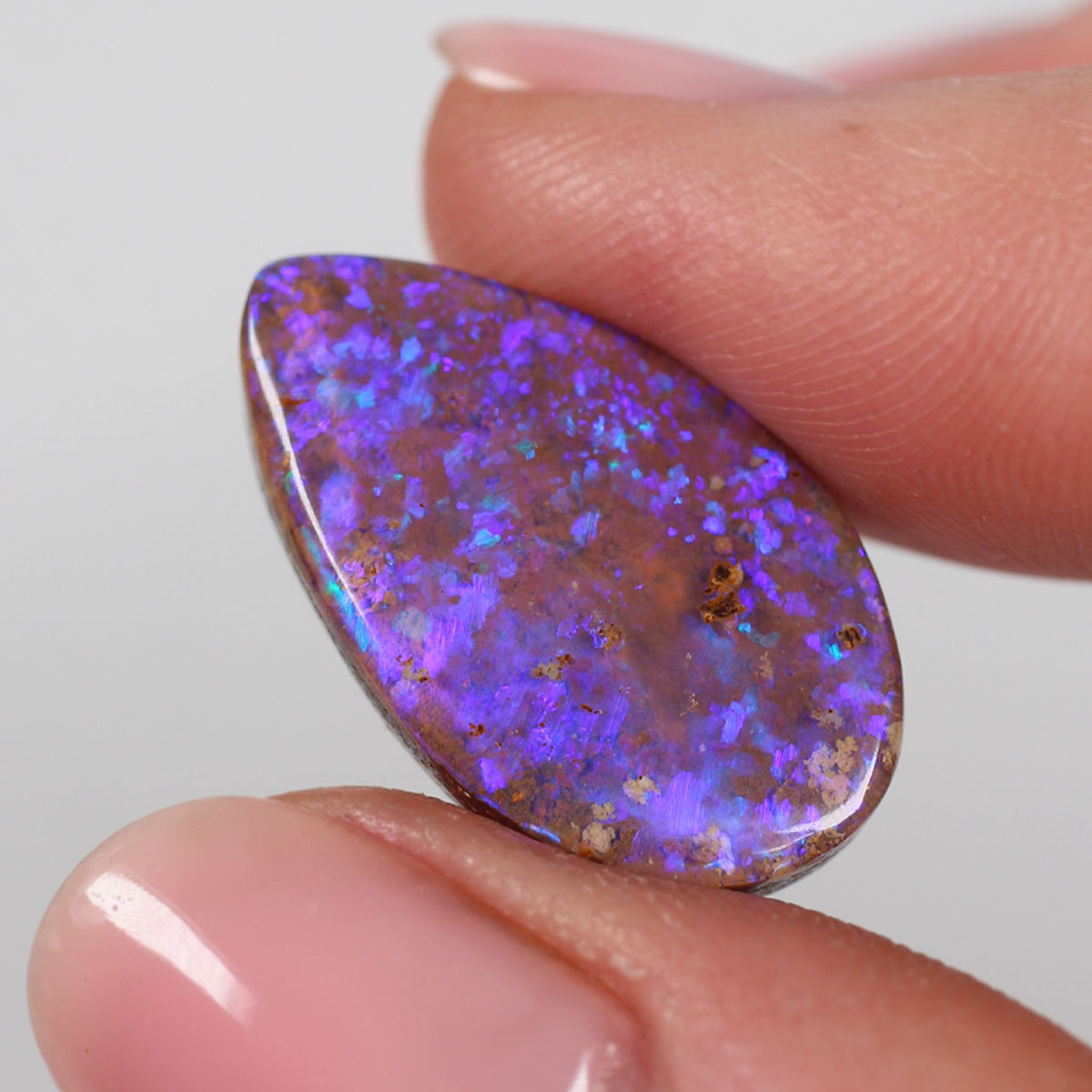 11.7ct Boulder Opal - 13 x 22 x 5mm