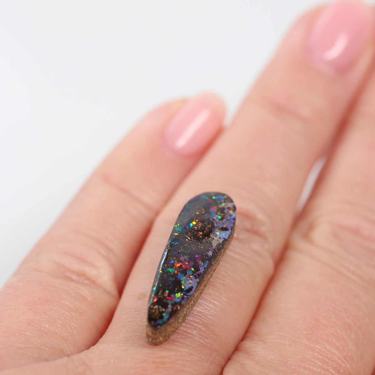 7.24 ct Boulder Opal - 7.5 x 25 x 4.5mm
