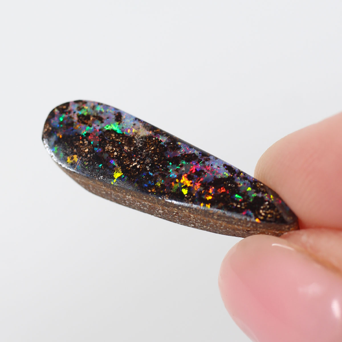 7.24 ct Boulder Opal - 7.5 x 25 x 4.5mm