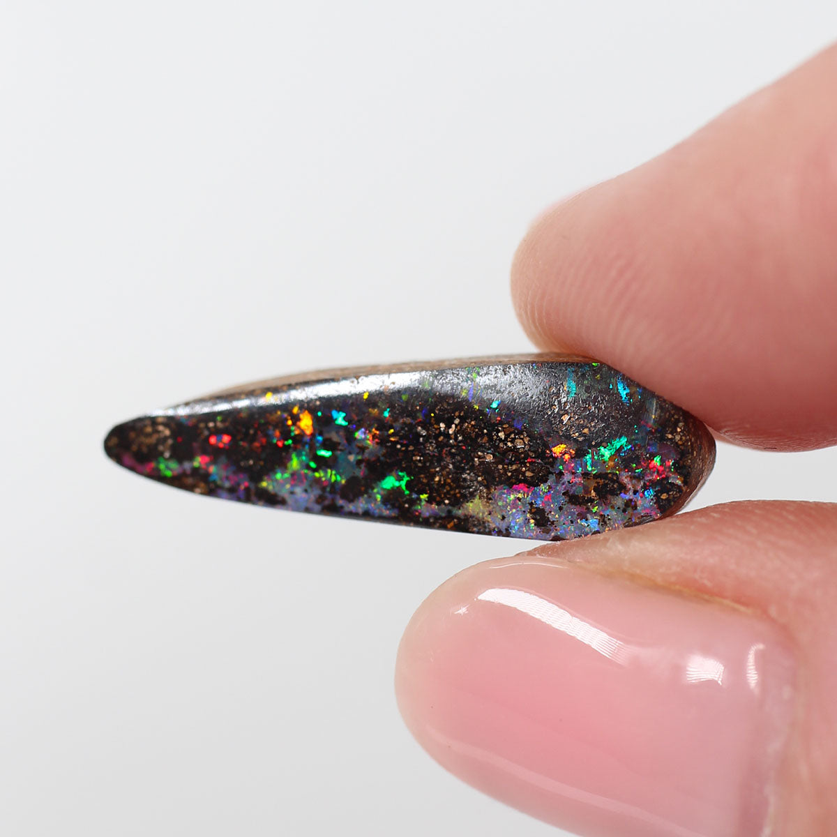 7.24 ct Boulder Opal - 7.5 x 25 x 4.5mm