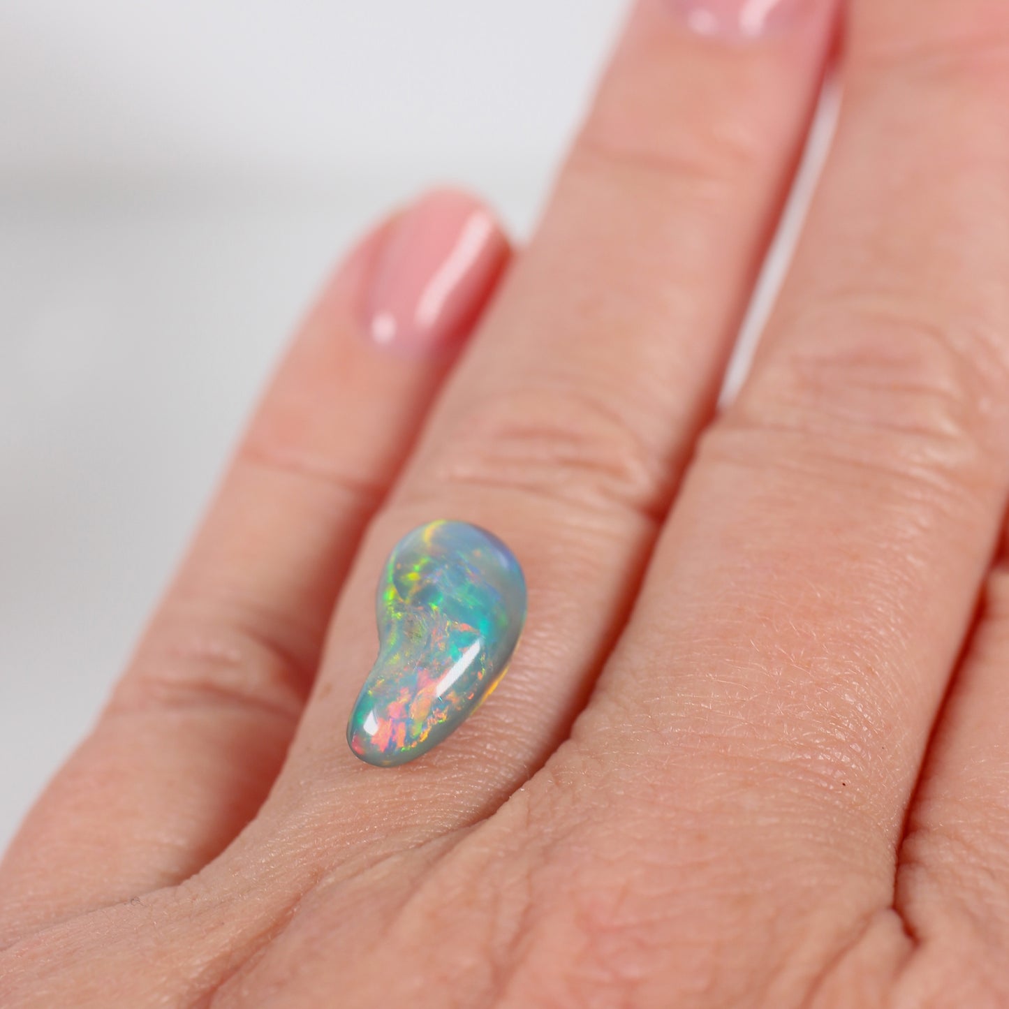 3.81ct Dark Opal - 8 x 15.2 x 5.6mm