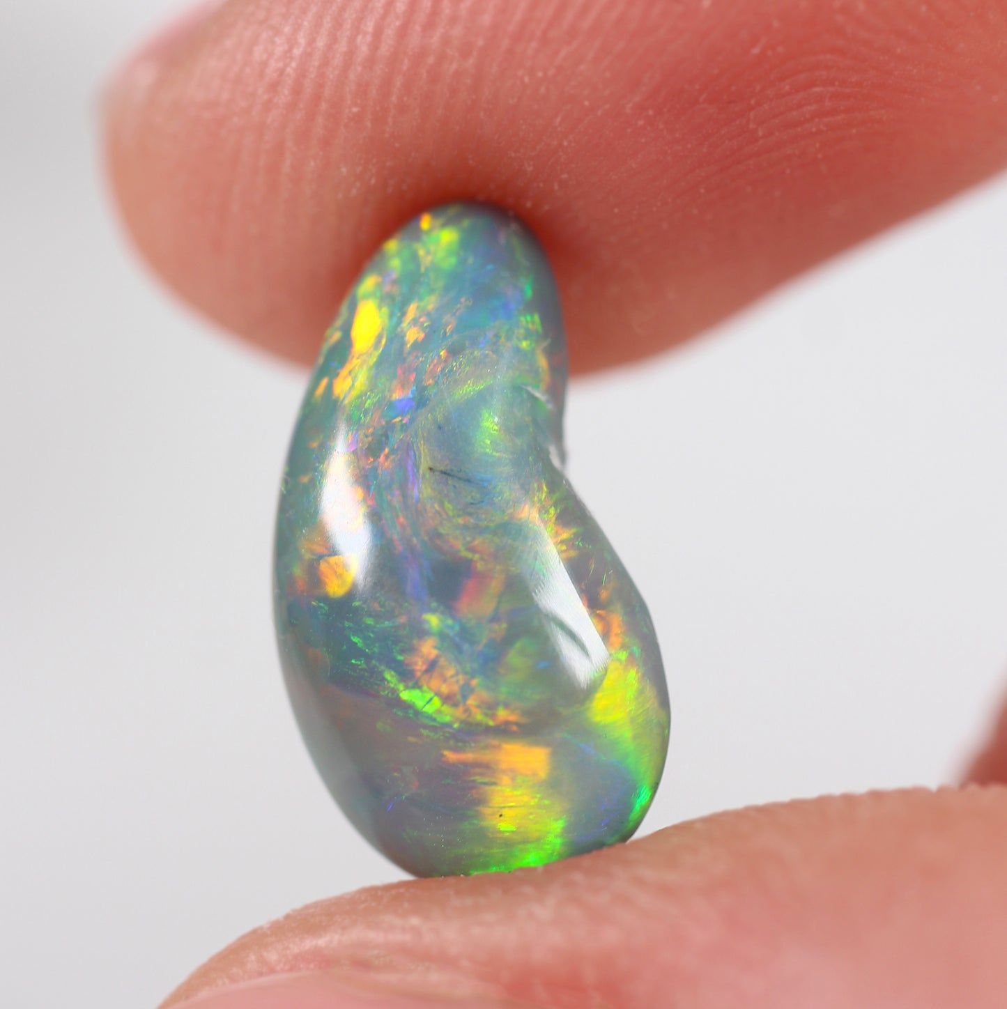 3.81ct Dark Opal - 8 x 15.2 x 5.6mm