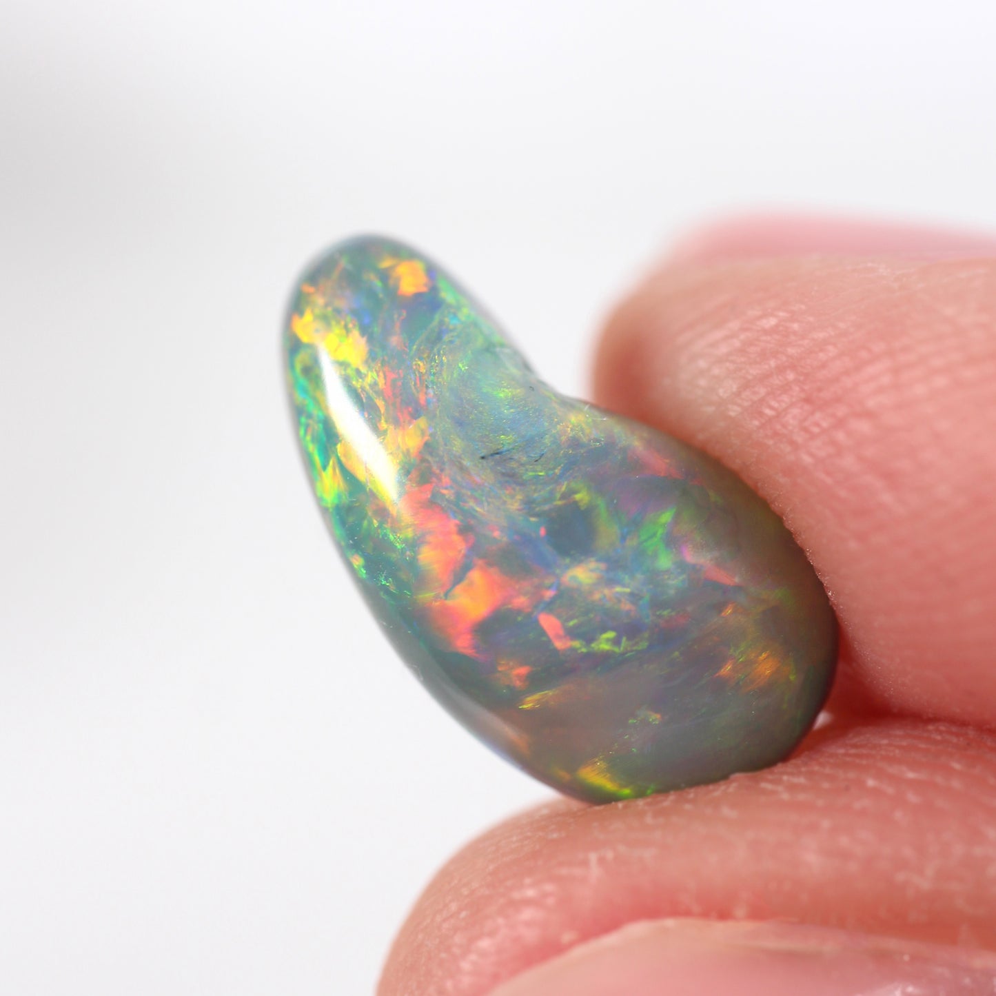 3.81ct Dark Opal - 8 x 15.2 x 5.6mm