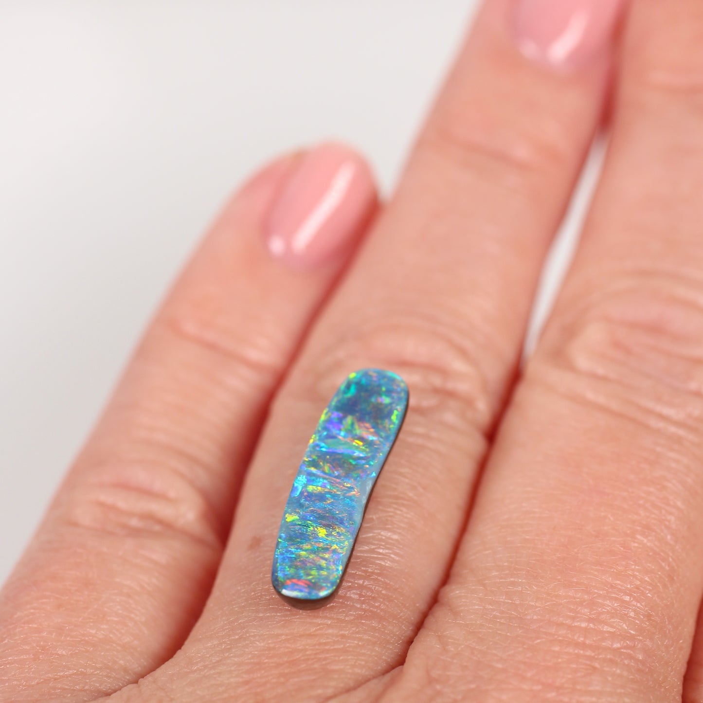 4.34ct Boulder Opal - 5.9 x 20.2 x 3.6mm