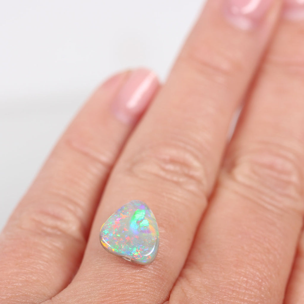 2.19ct Dark Opal - 9.4 x 11 x 3.8mm