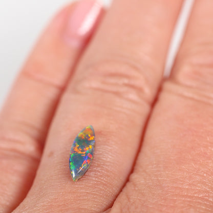 0.72ct Boulder Opal - 3.8 x 10.5 x 2.7mm
