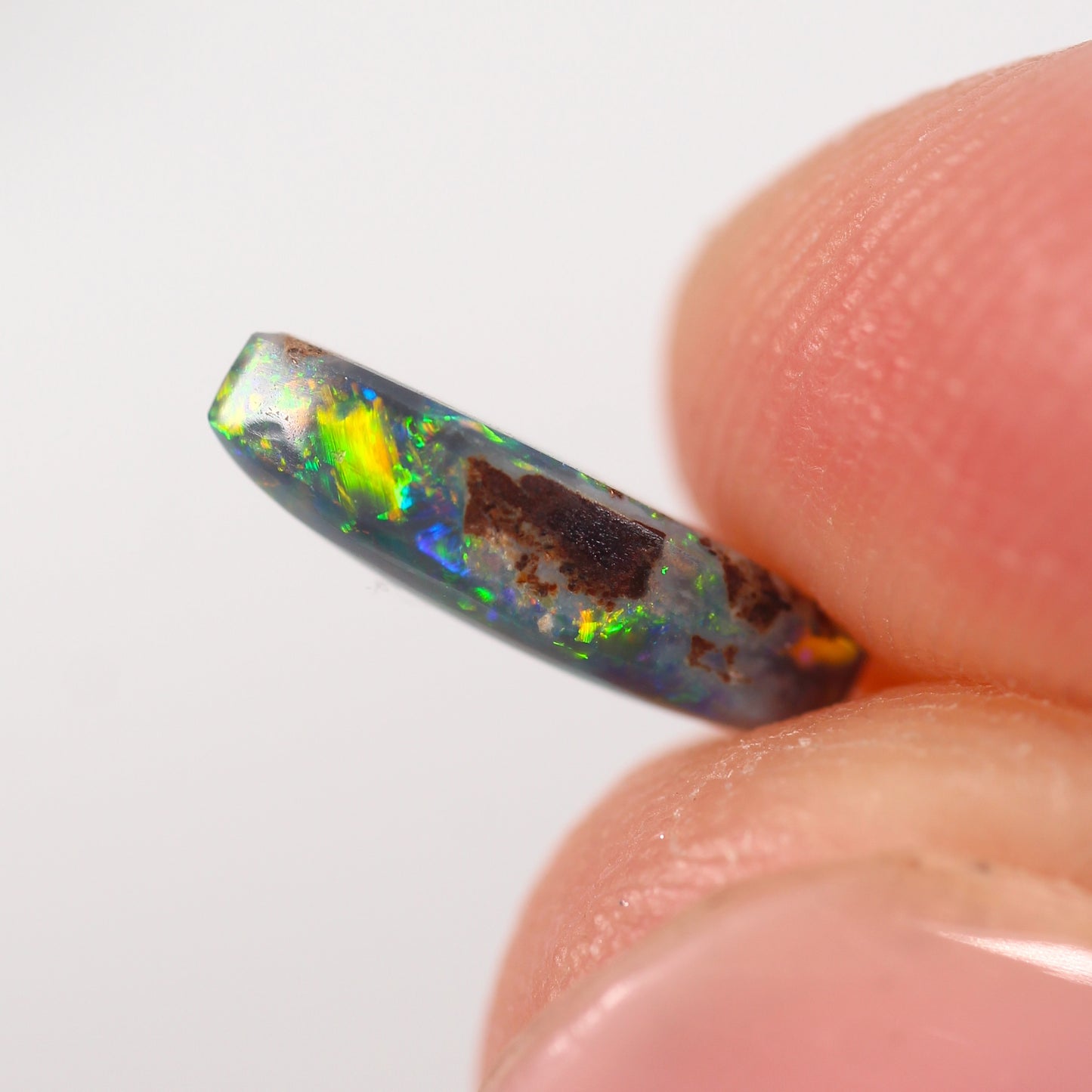 0.72ct Boulder Opal - 3.8 x 10.5 x 2.7mm