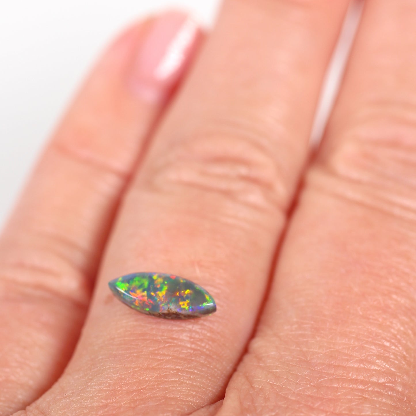 0.72ct Boulder Opal - 3.8 x 10.5 x 2.7mm