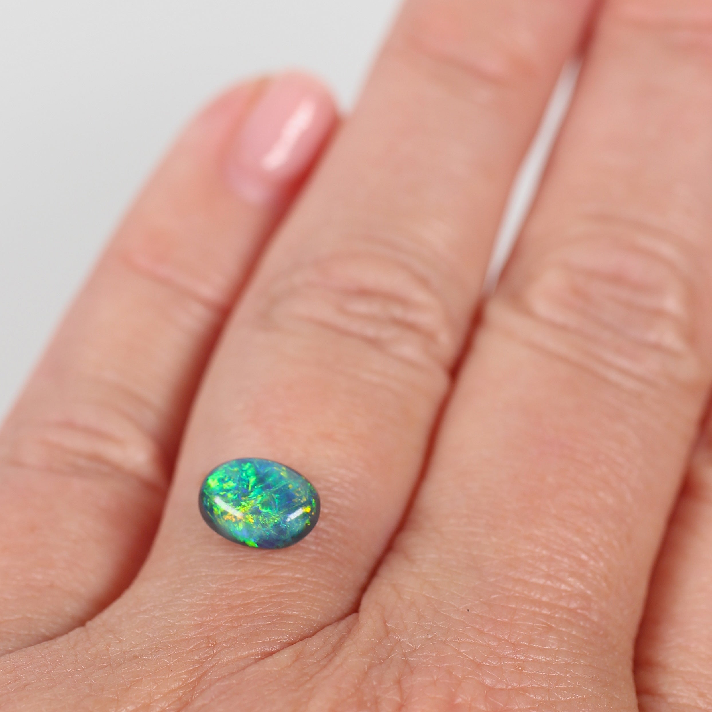 1.42ct Black Opal - 6 x 8.5 x 4.5mm