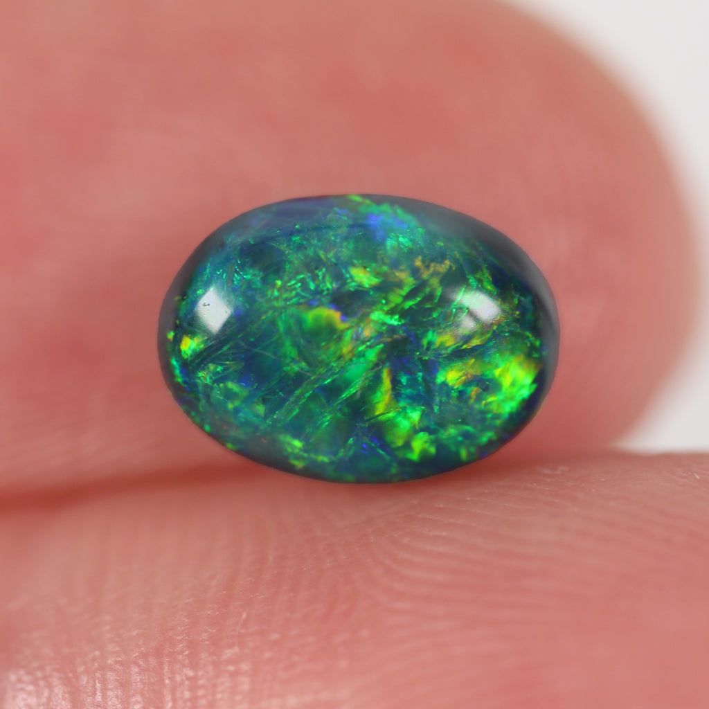 1.42ct Black Opal - 6 x 8.5 x 4.5mm