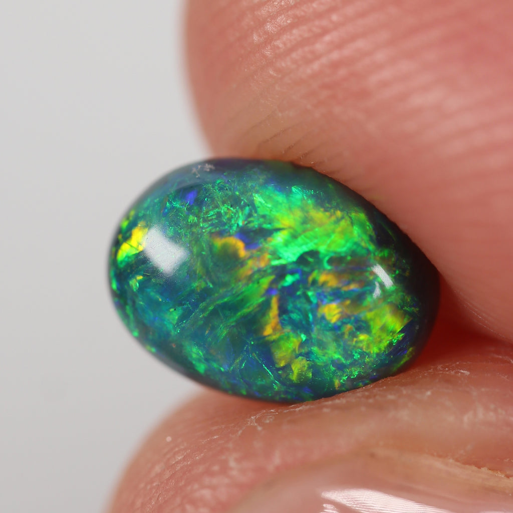 1.42ct Black Opal - 6 x 8.5 x 4.5mm