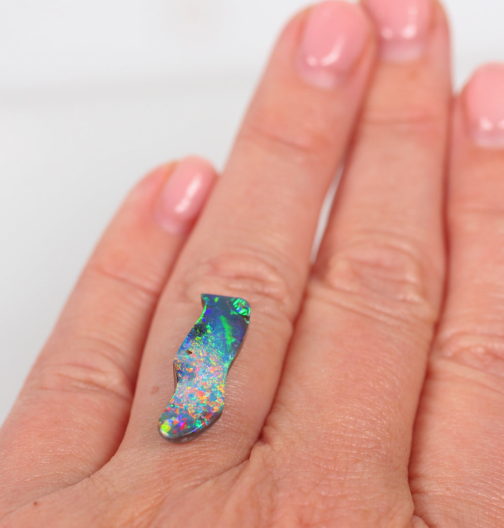 5.78ct Boulder Opal - 7.2 x 21 x 3.9mm