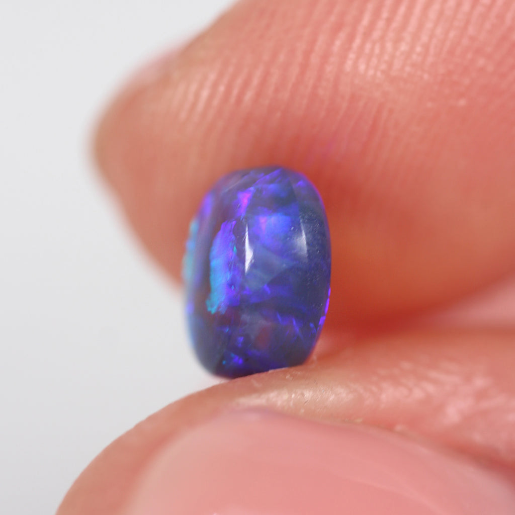 1.13ct Black Opal - 6.2 x 7.4 x 3.7 mm