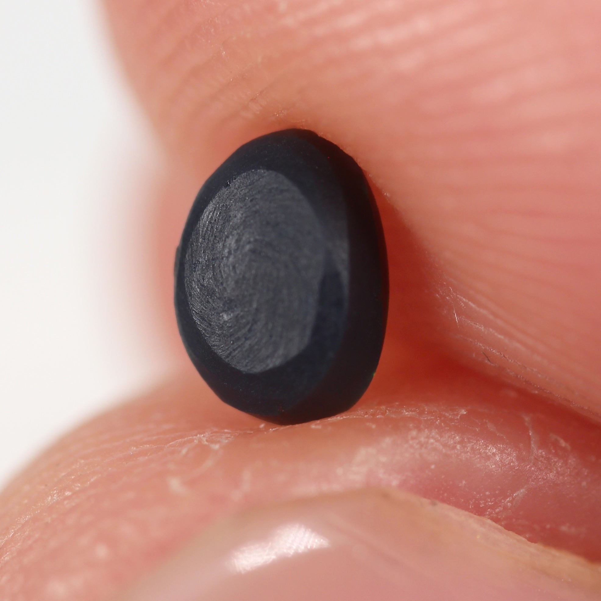 0.32ct Black Opal - 3.7 x 4.9 x 2.8mm