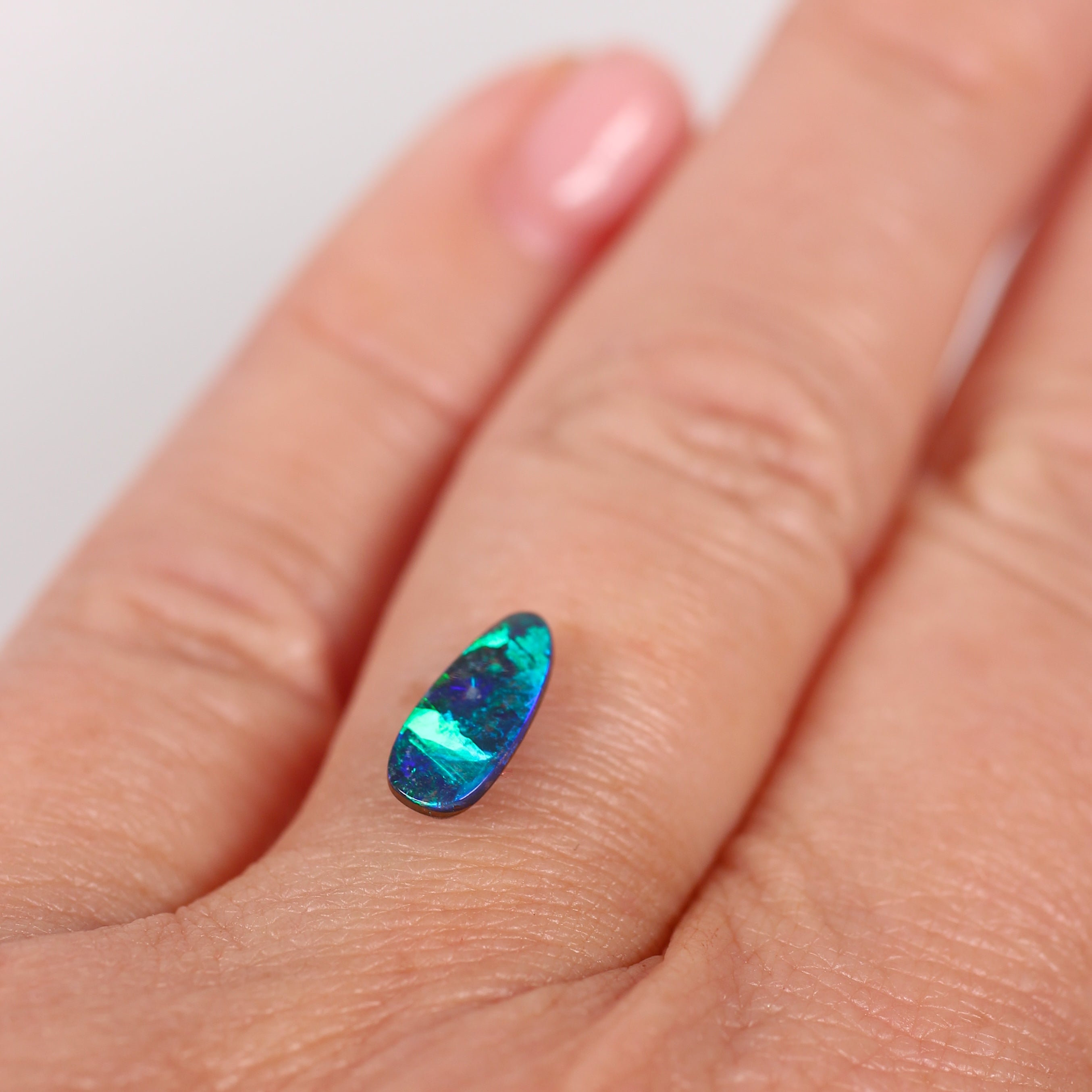 0.92ct Boulder Opal - 4.4 x 10.9 x 2.5mm