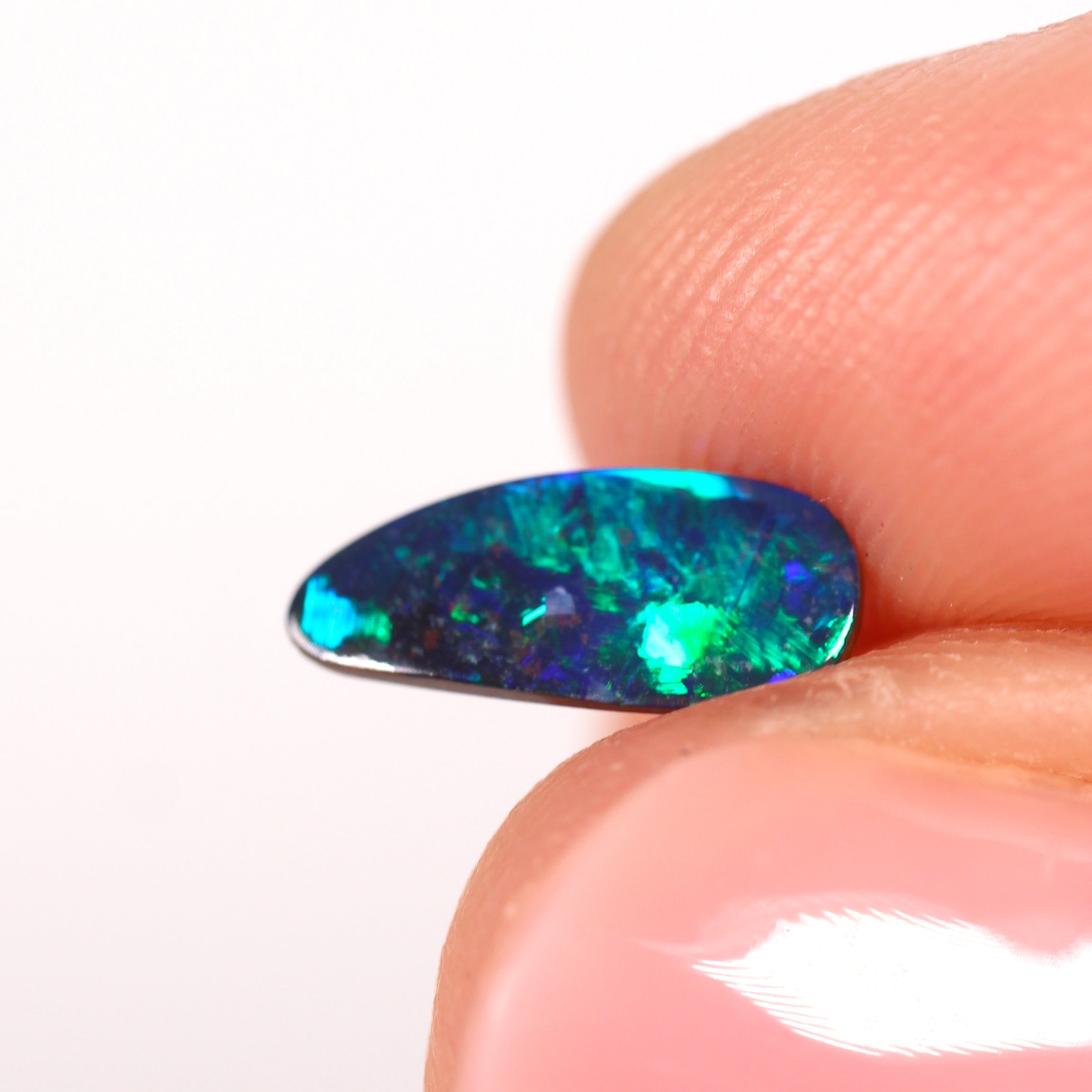 0.92ct Boulder Opal - 4.4 x 10.9 x 2.5mm