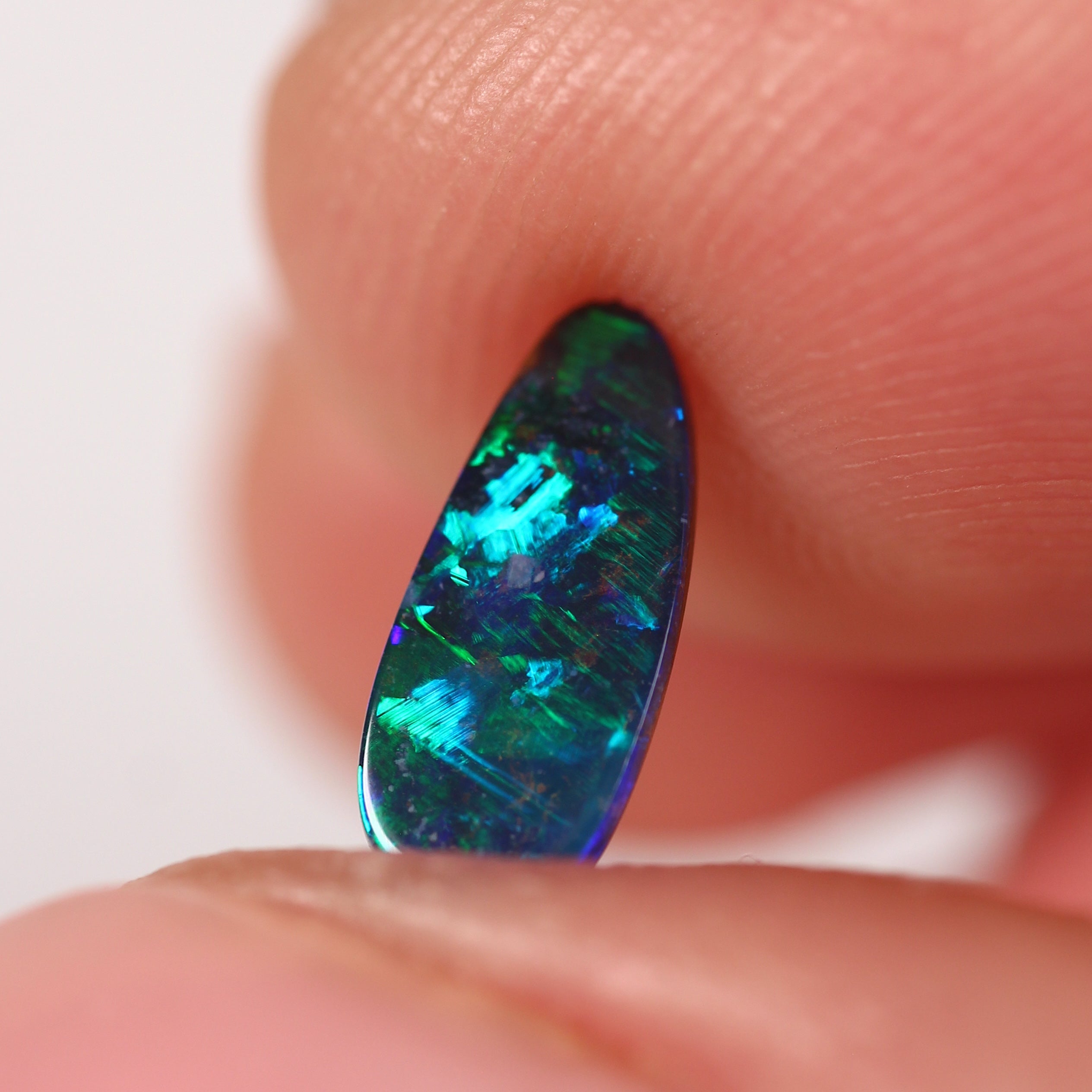 0.92ct Boulder Opal - 4.4 x 10.9 x 2.5mm