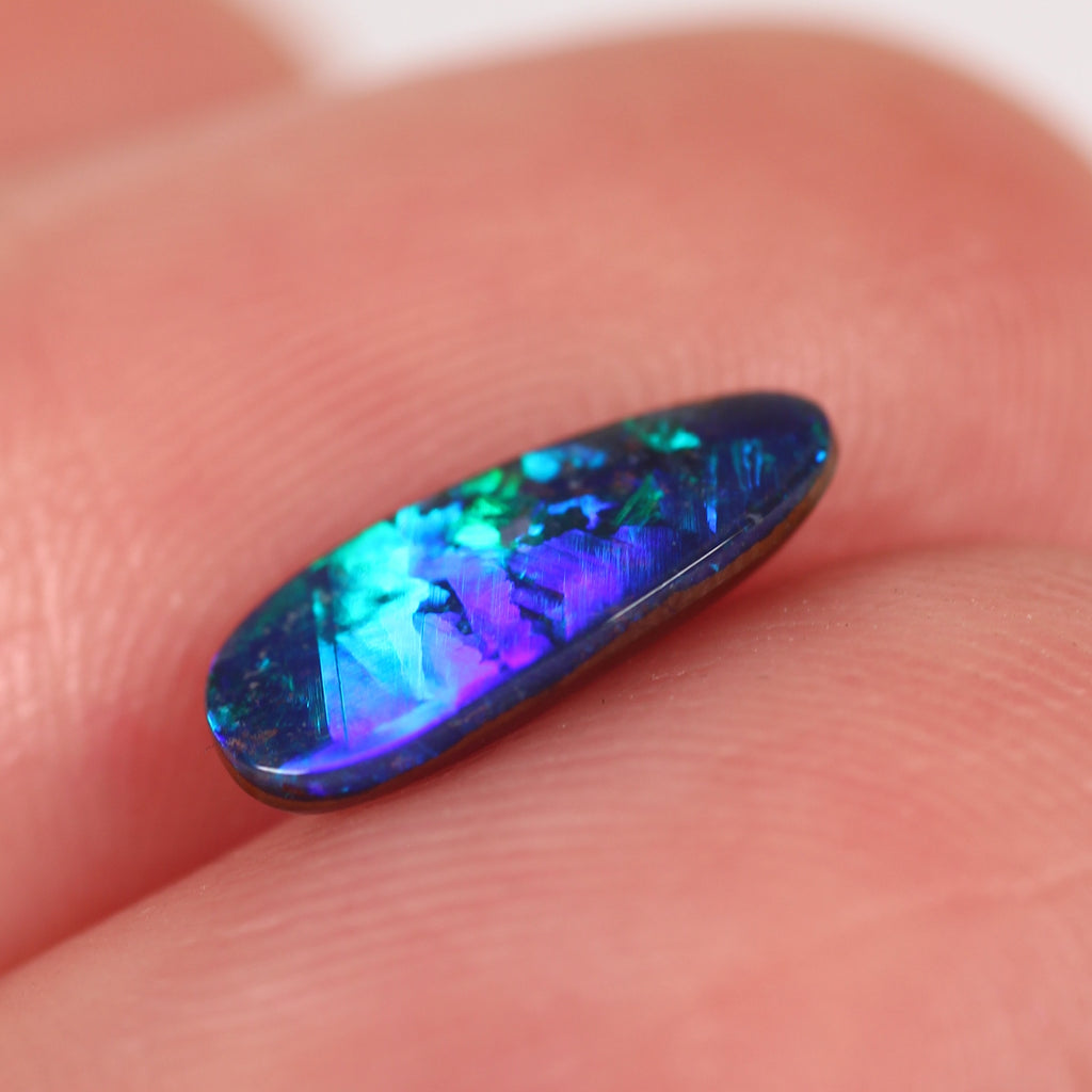 0.92ct Boulder Opal - 4.4 x 10.9 x 2.5mm