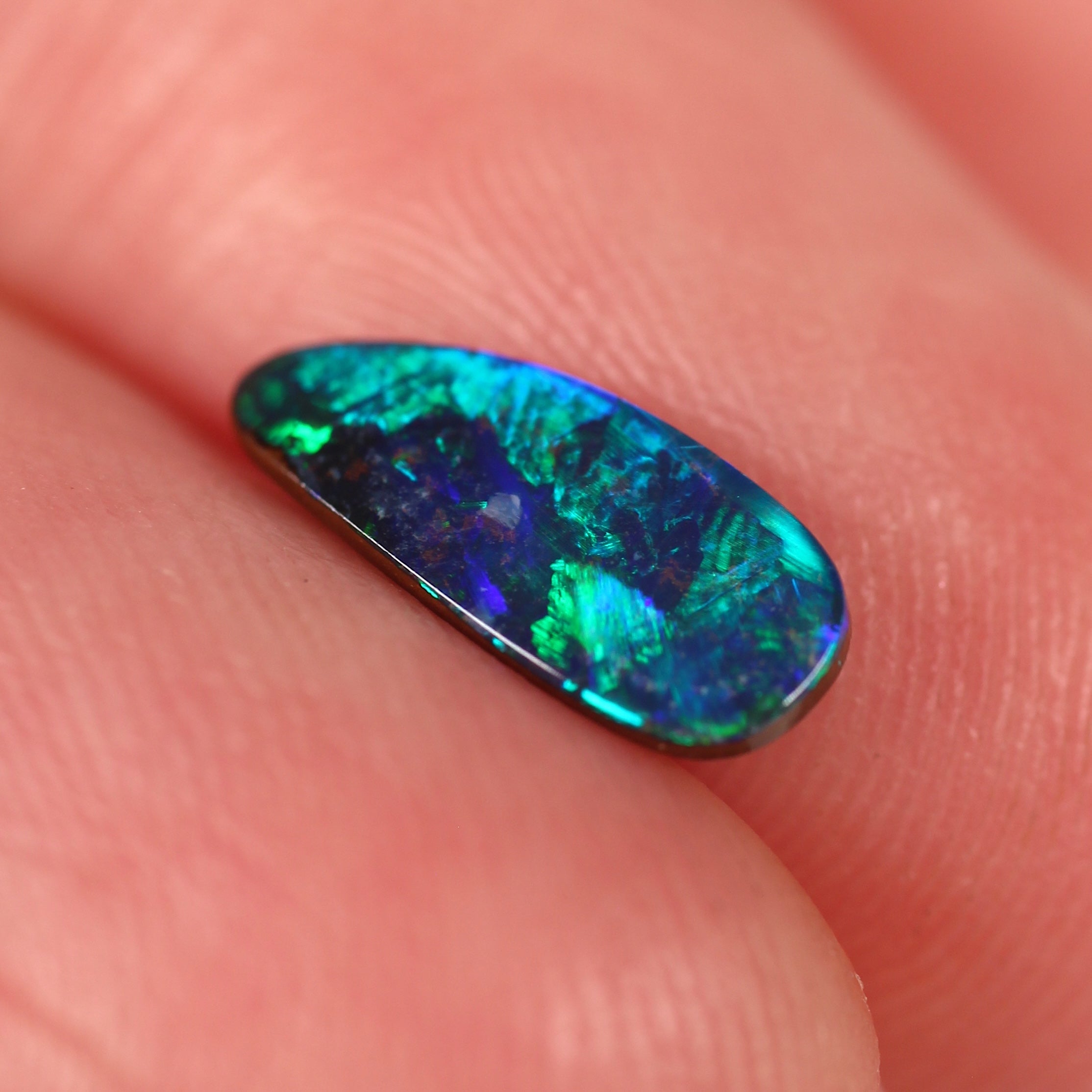 0.92ct Boulder Opal - 4.4 x 10.9 x 2.5mm