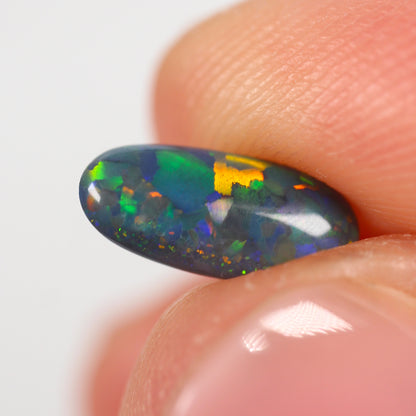 0.82ct Black Opal - 4.5 x 10 x 3mm