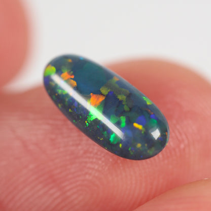 0.82ct Black Opal - 4.5 x 10 x 3mm