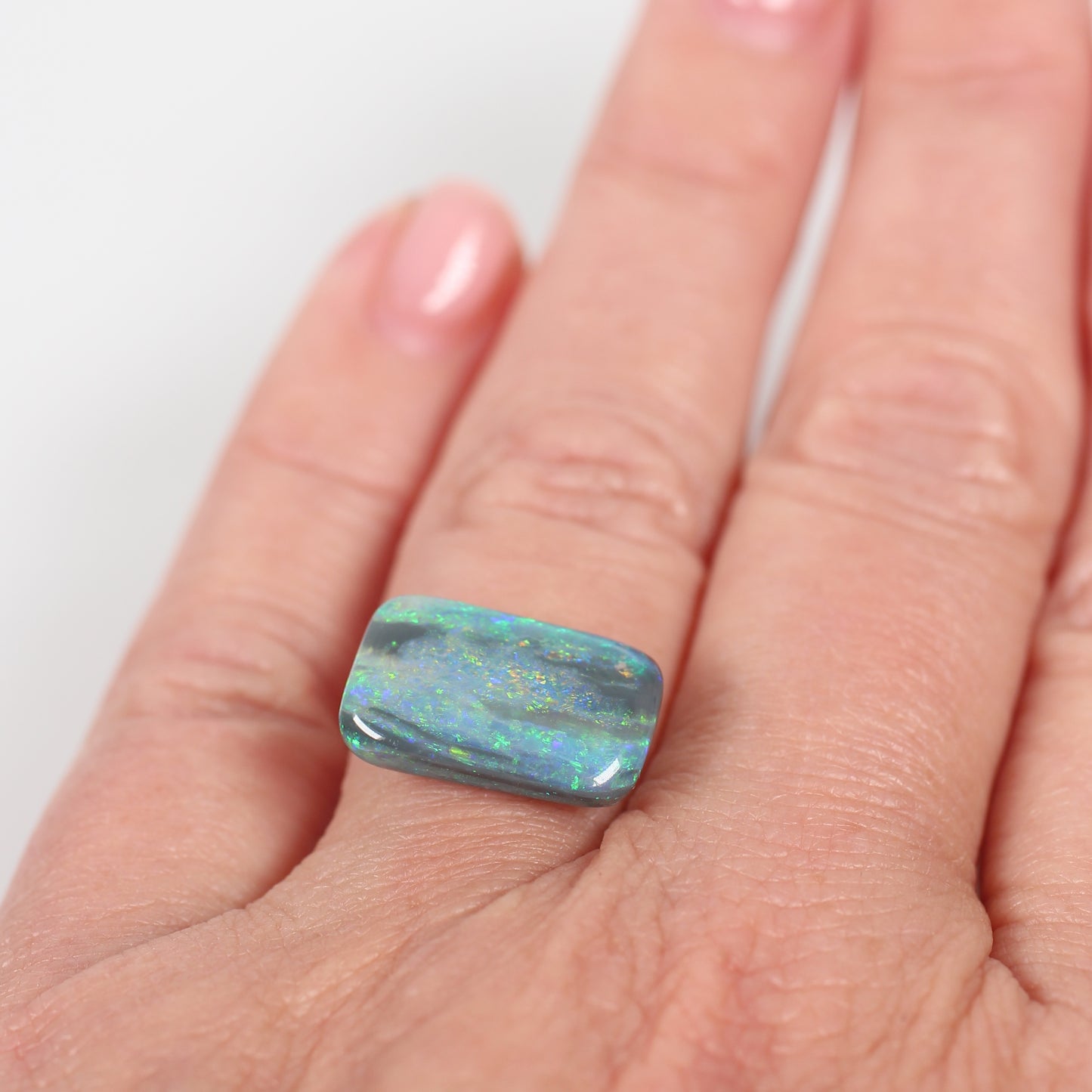 5.93ct Black Opal - 9.8 x 15.9 x 4.8mm