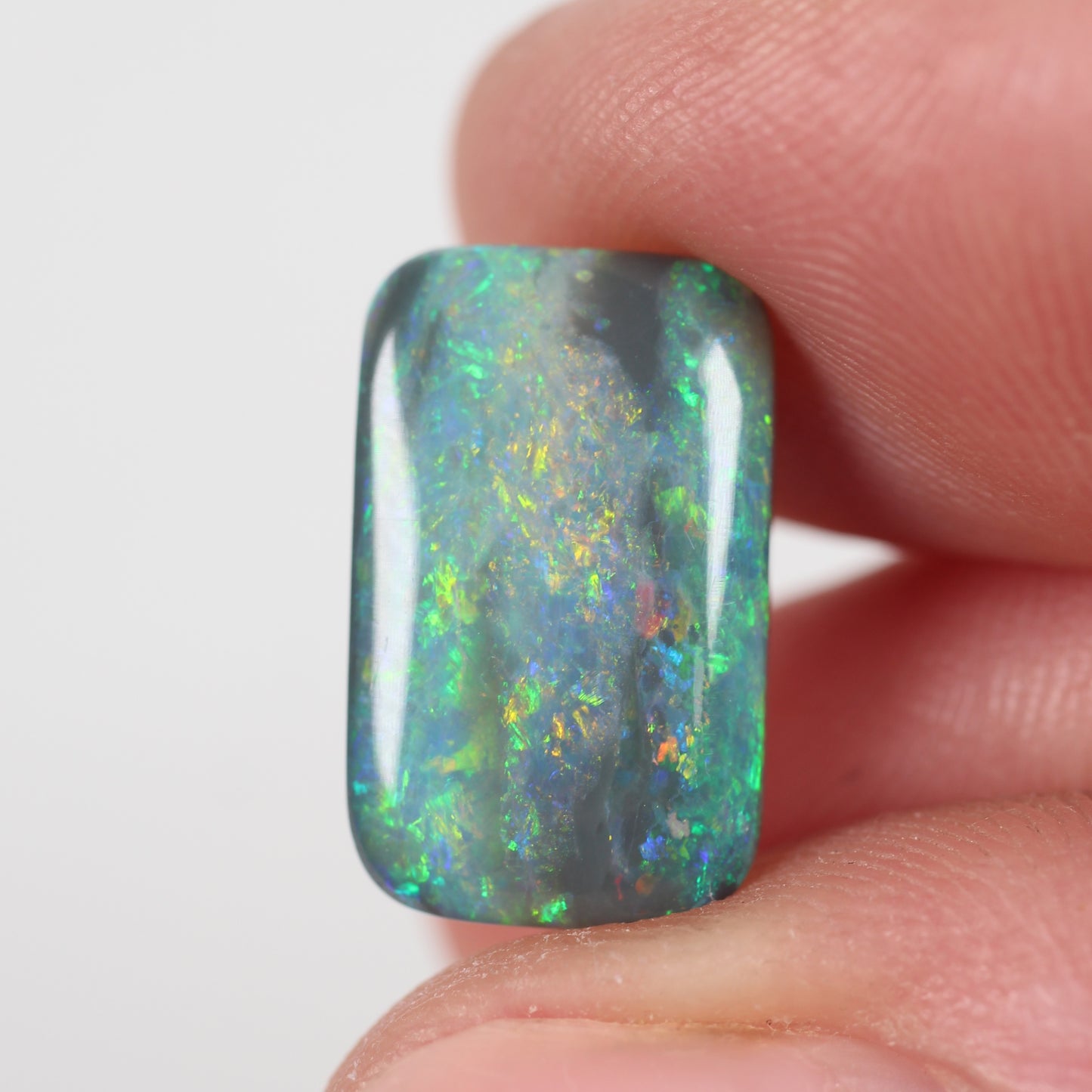 5.93ct Black Opal - 9.8 x 15.9 x 4.8mm