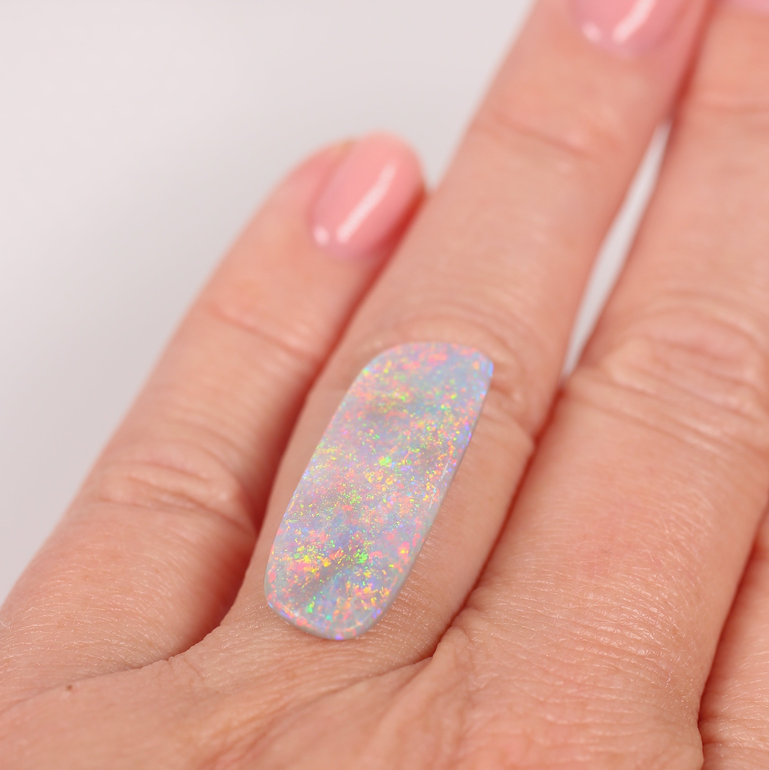 5.23ct Dark Opal - 10.2 x 27.6 x 2.5mm