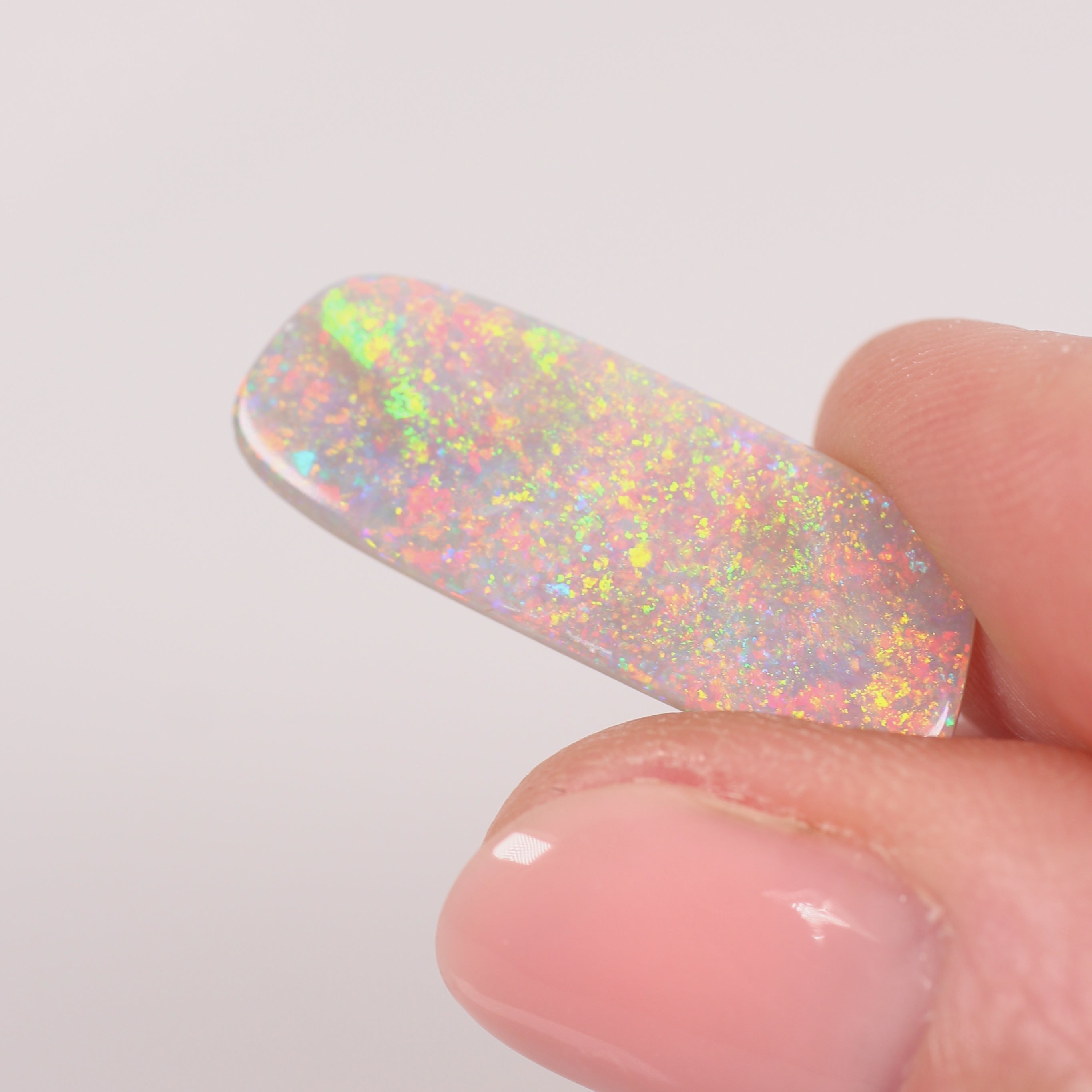 5.23ct Dark Opal - 10.2 x 27.6 x 2.5mm