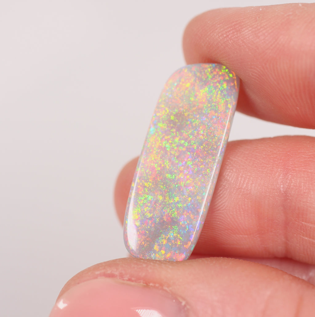 5.23ct Dark Opal - 10.2 x 27.6 x 2.5mm