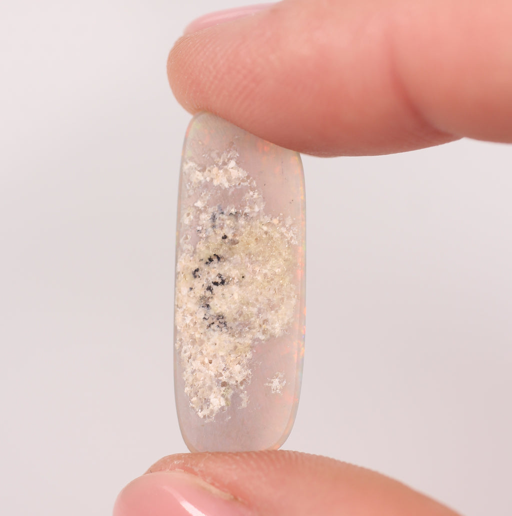 5.23ct Dark Opal - 10.2 x 27.6 x 2.5mm