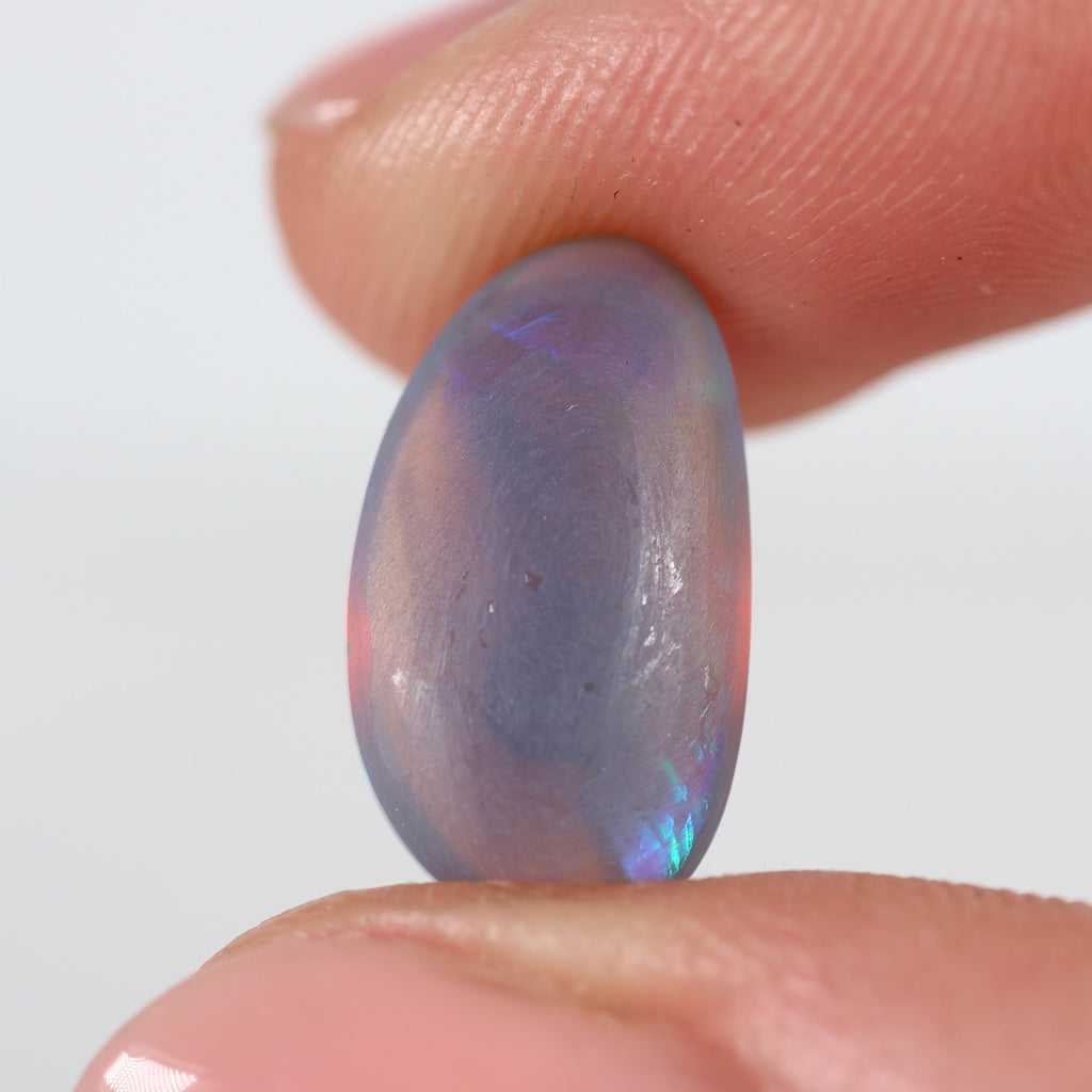 5.47ct Black Opal - 9 x 15.8 x 6.3 mm