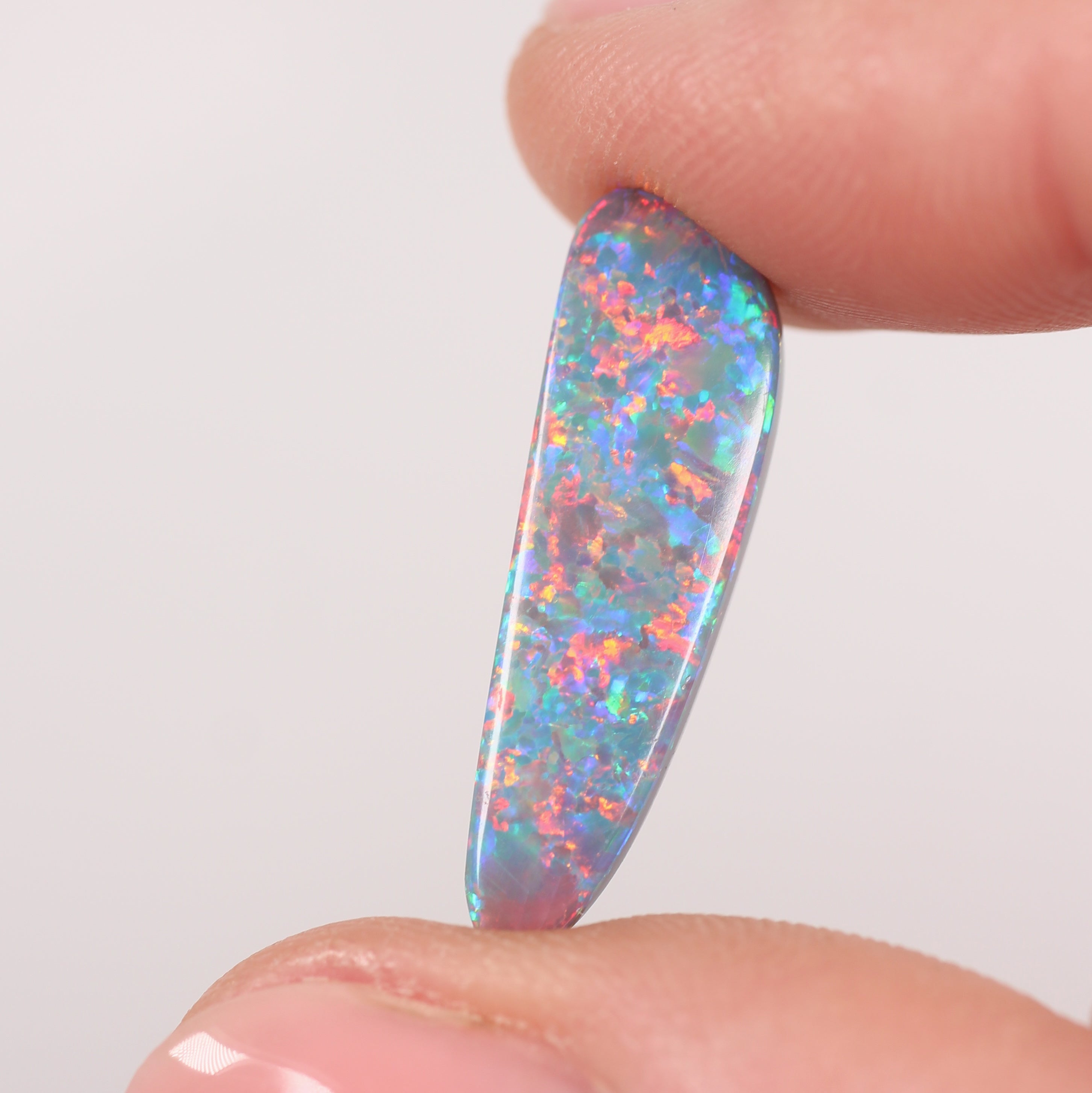 6.65 ct Black Opal - 25.5 x 7.8 x 5.2 mm