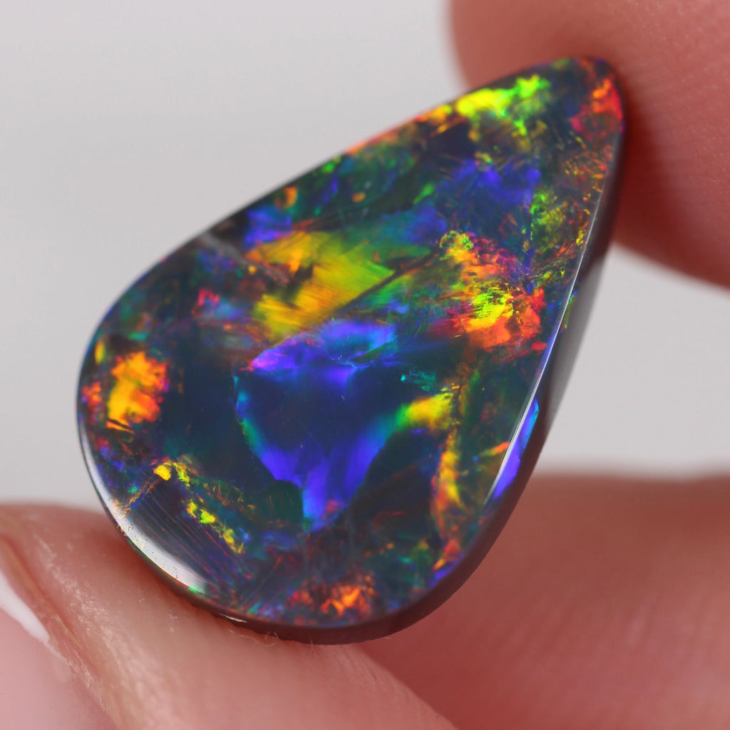 5.14ct Black Opal - 18 x 12 x 3.8mm
