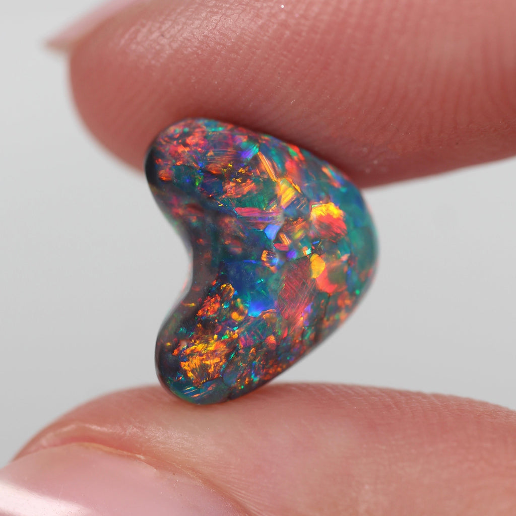 4.3ct Black Opal - 12.6 x 10.4 x 6.2