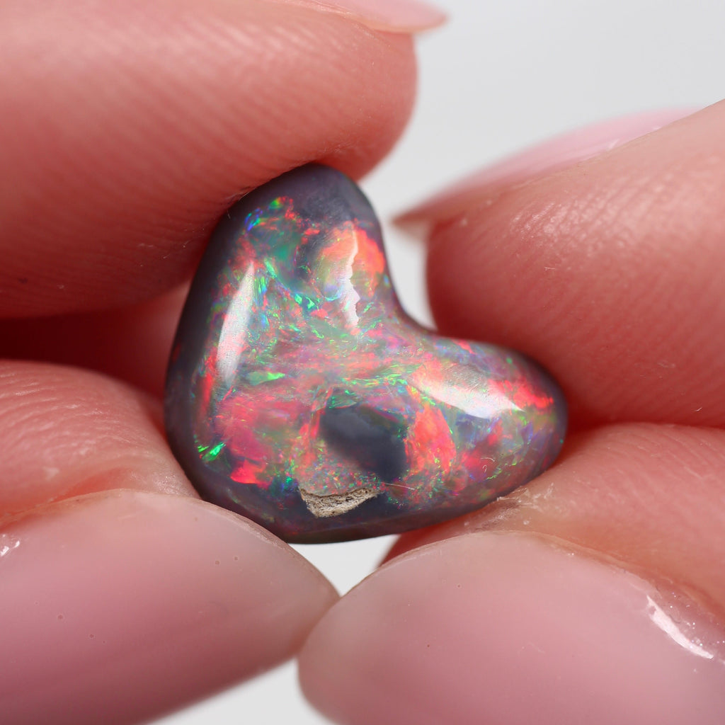 4.3ct Black Opal - 12.6 x 10.4 x 6.2