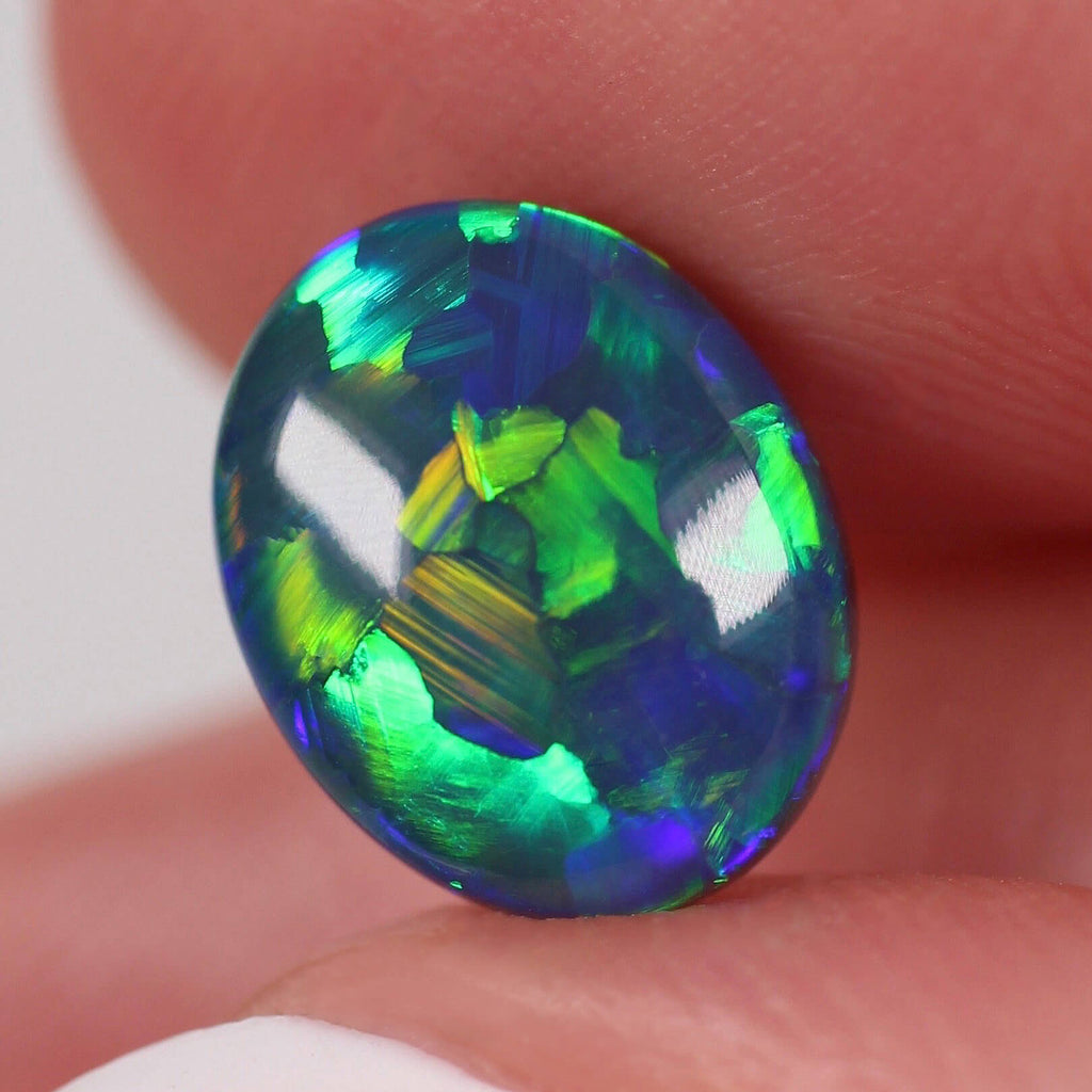 2.04ct Black Opal - 9.8 x 7.9 x 4.2mm