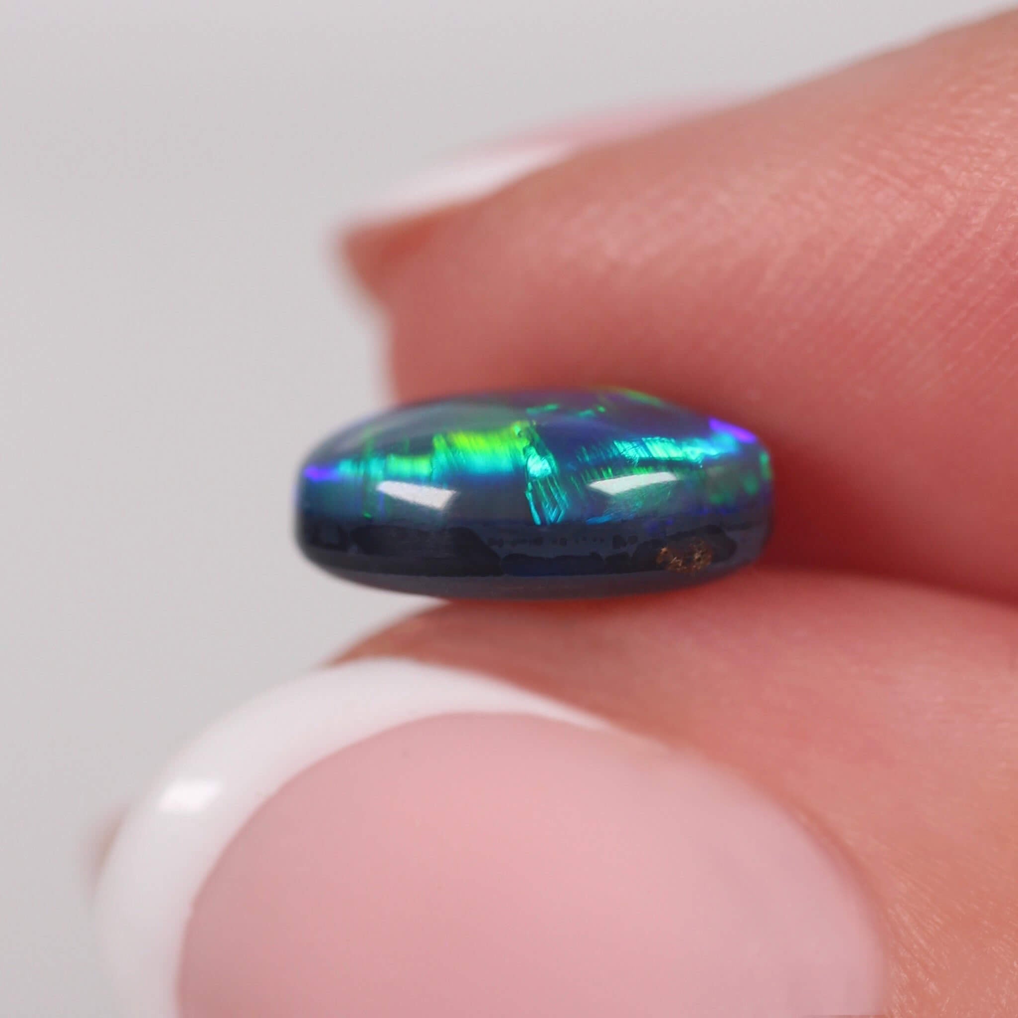 2.04ct Black Opal - 9.8 x 7.9 x 4.2mm
