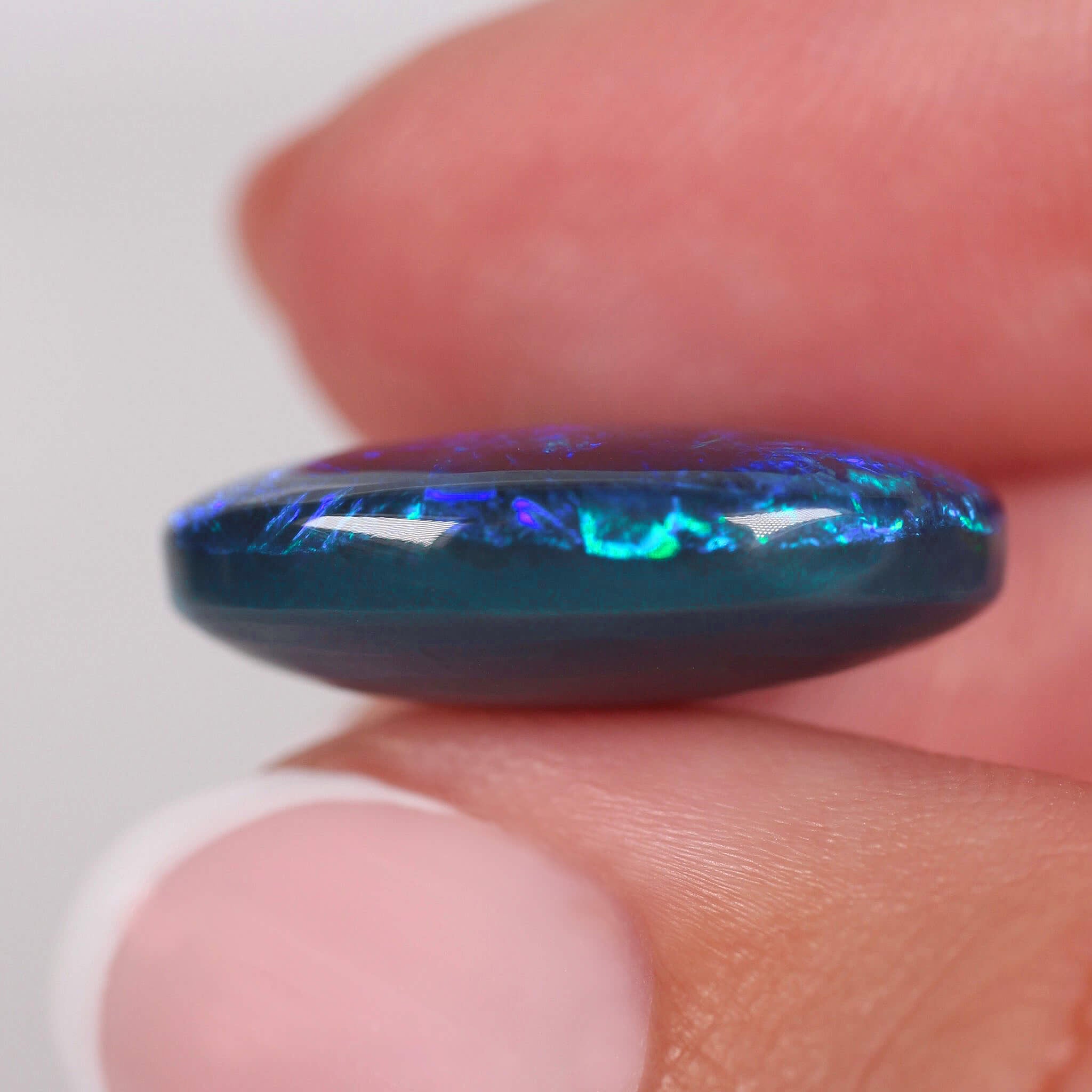 12.23ct Black Opal - 19.95 x 15.45 x 6.62mm