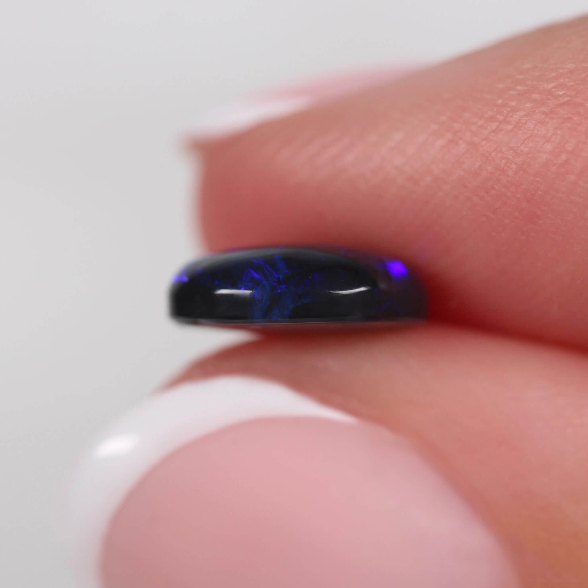 1.30ct Black Opal - 8.8 x 7.5 x 3.1mm