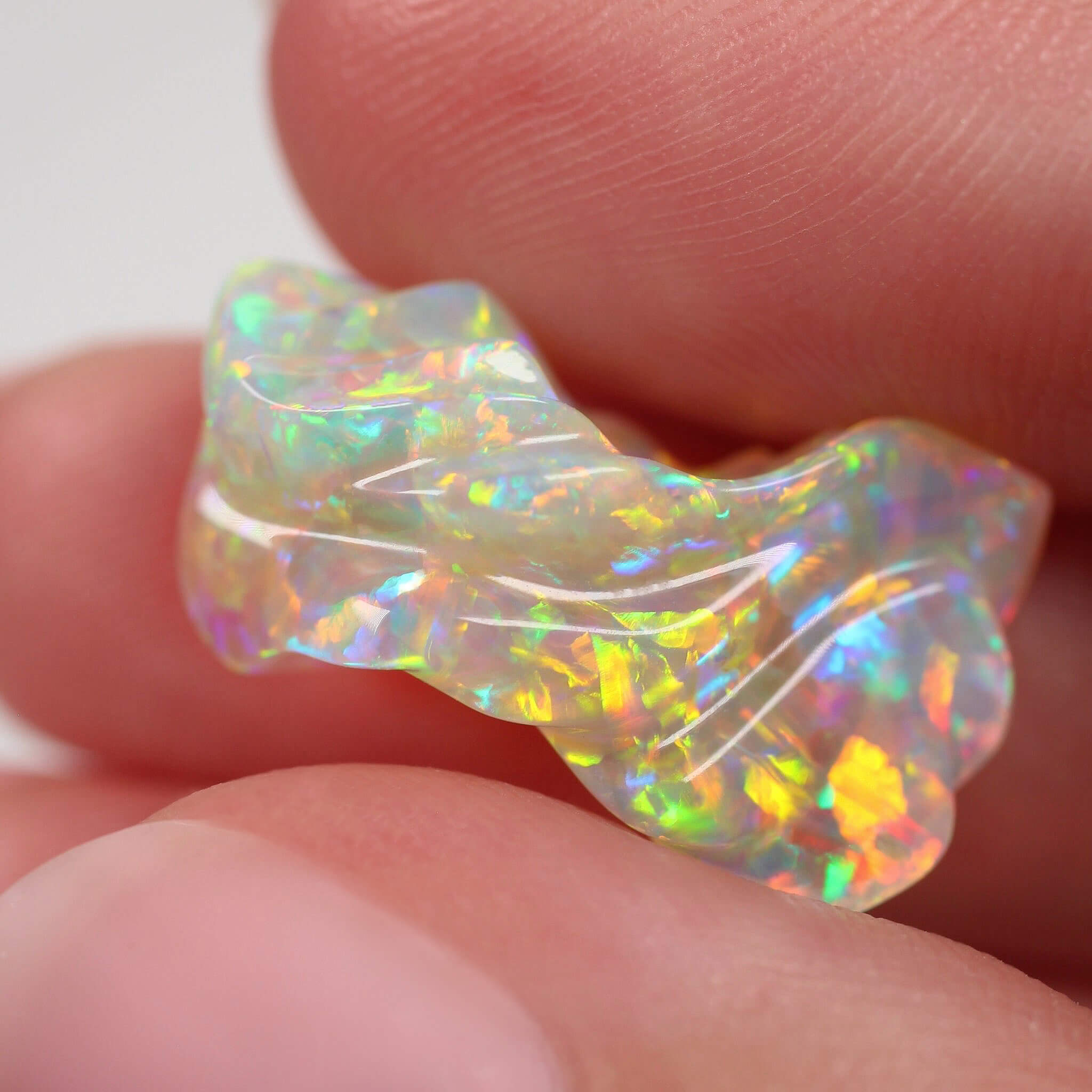9.2ct Crystal Opal - 21.8 x 12.8 x 9.2mm