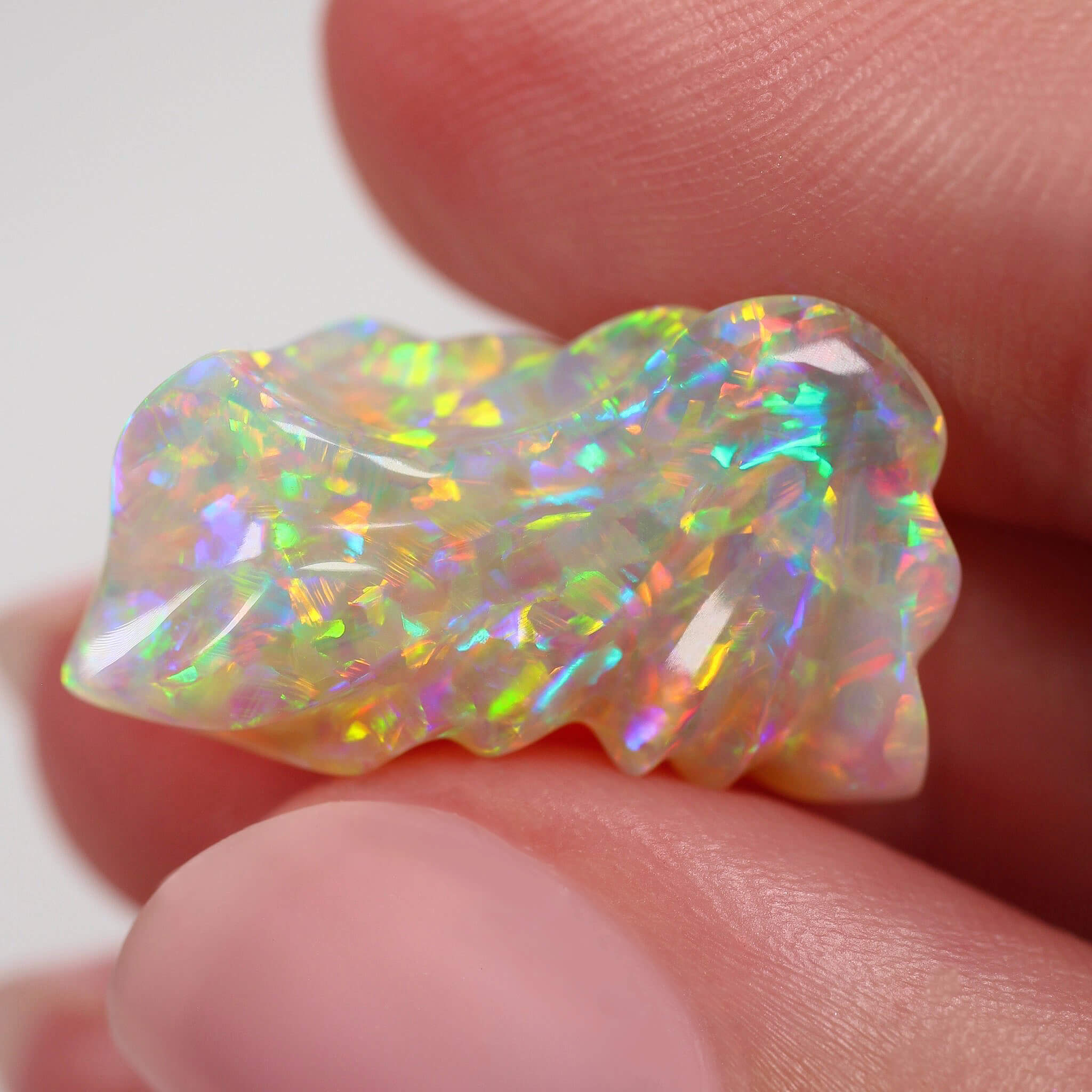 9.2ct Crystal Opal - 21.8 x 12.8 x 9.2mm