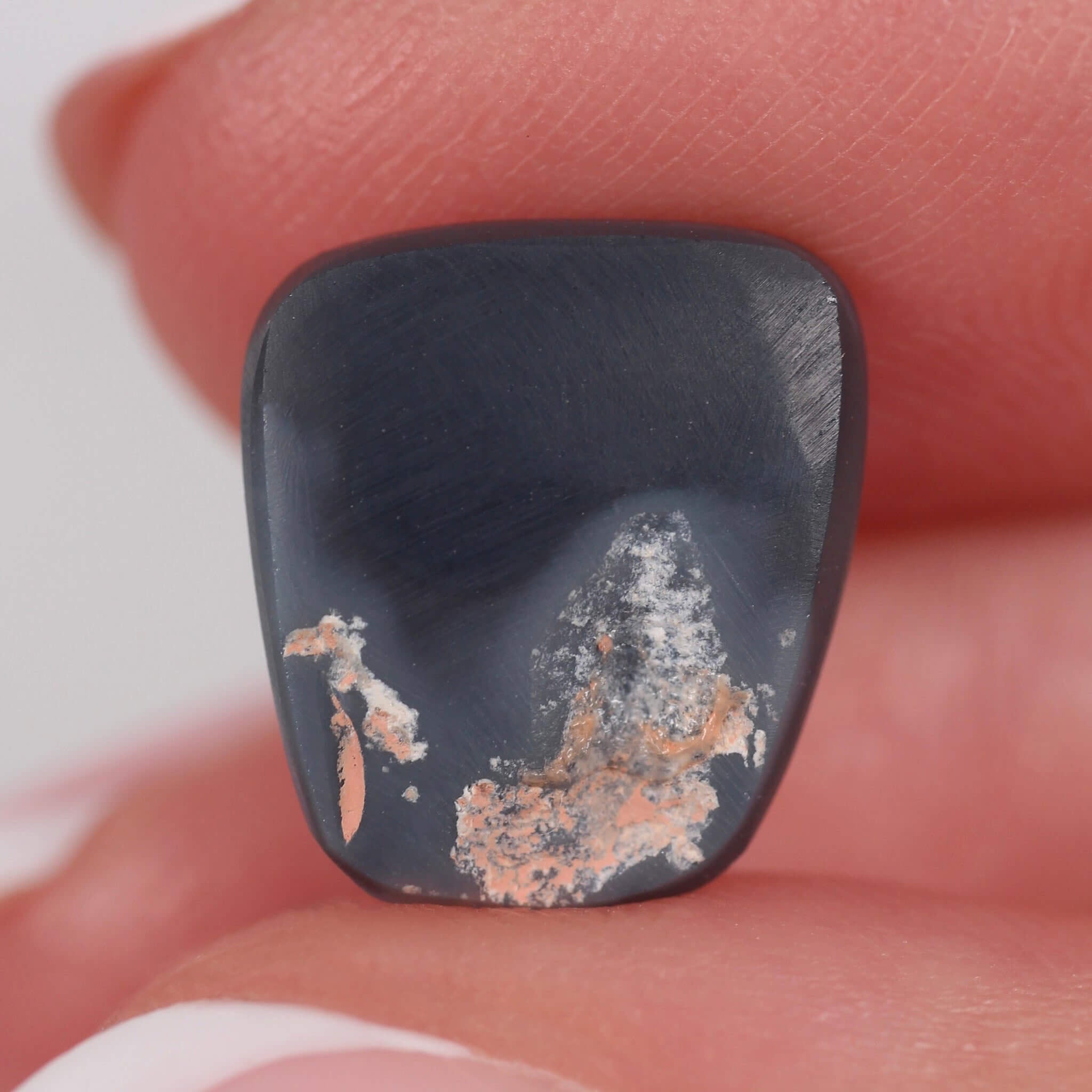 2.56ct Black Opal - 12.3 x 11.3 x 2.5mm