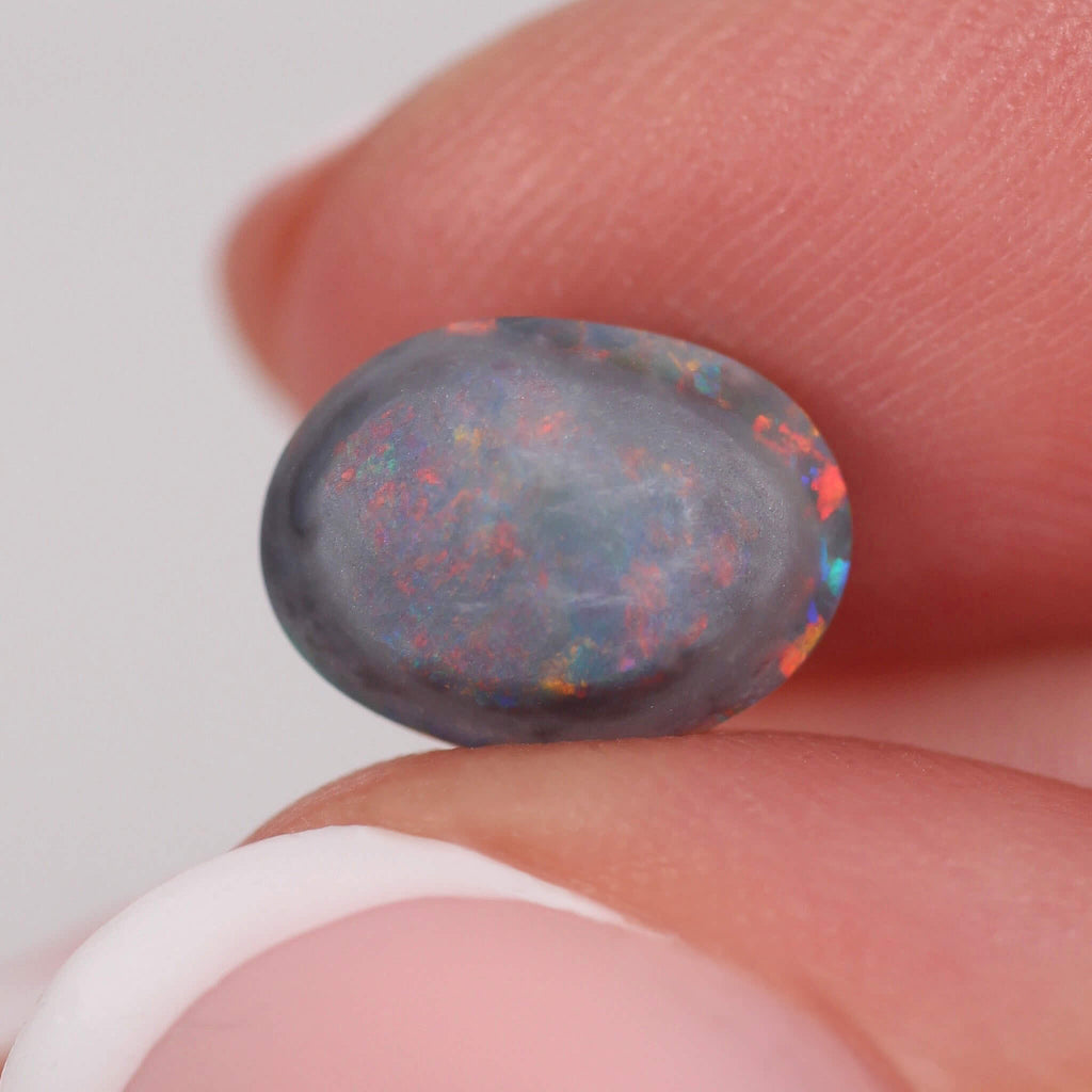 2.36ct Black Opal 10 x 7.6 x 5.2mm
