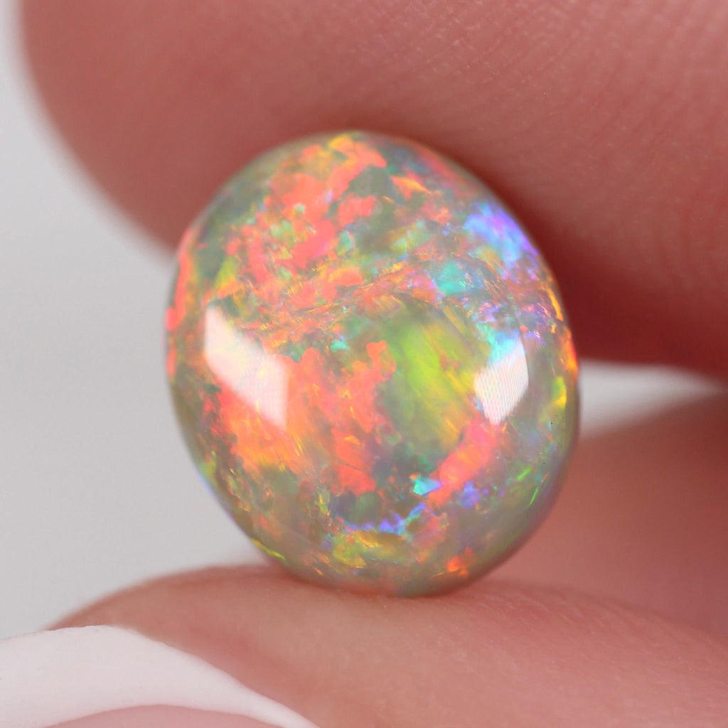 2.66ct Dark Opal - 9.4 x 8.4 x 5.2mm