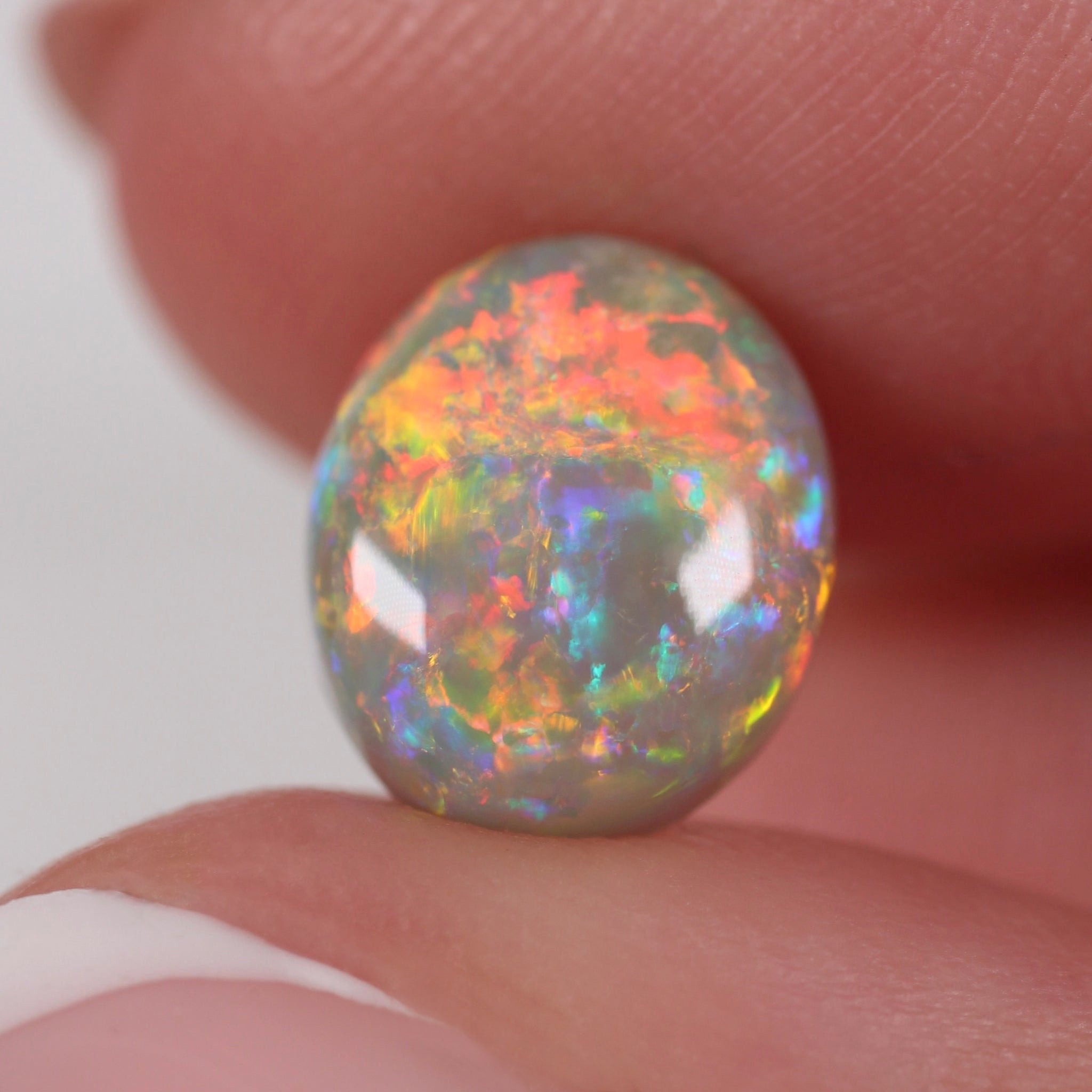 2.66ct Dark Opal - 9.4 x 8.4 x 5.2mm