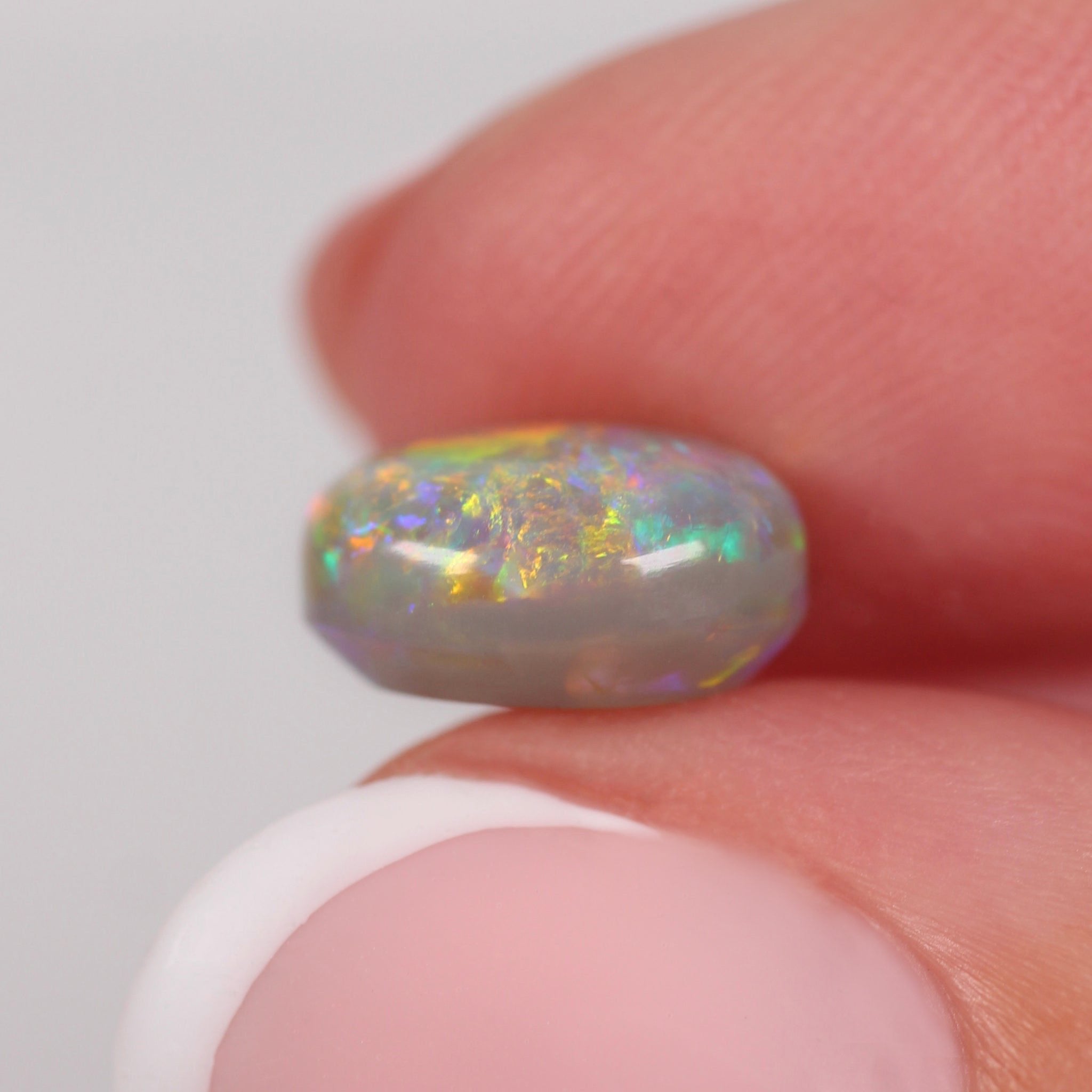 2.66ct Dark Opal - 9.4 x 8.4 x 5.2mm