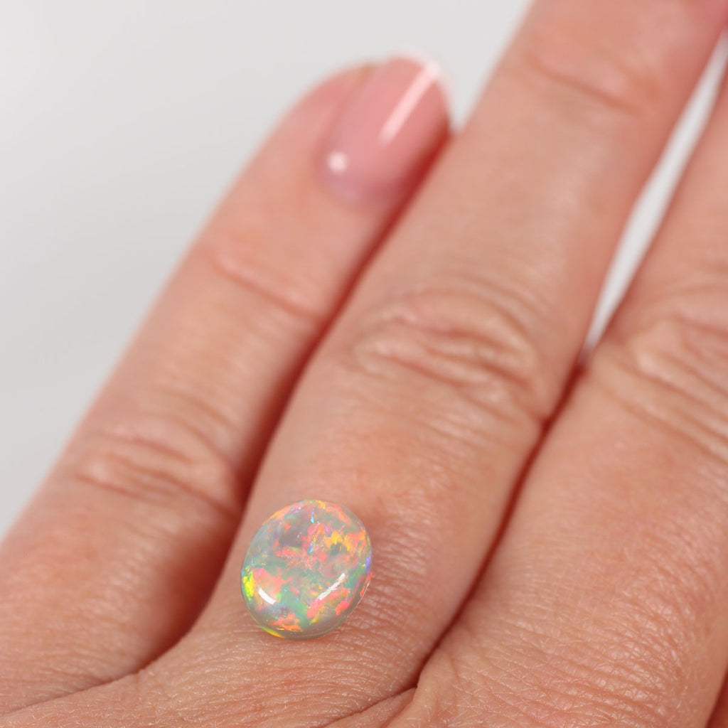 2.66ct Dark Opal - 9.4 x 8.4 x 5.2mm