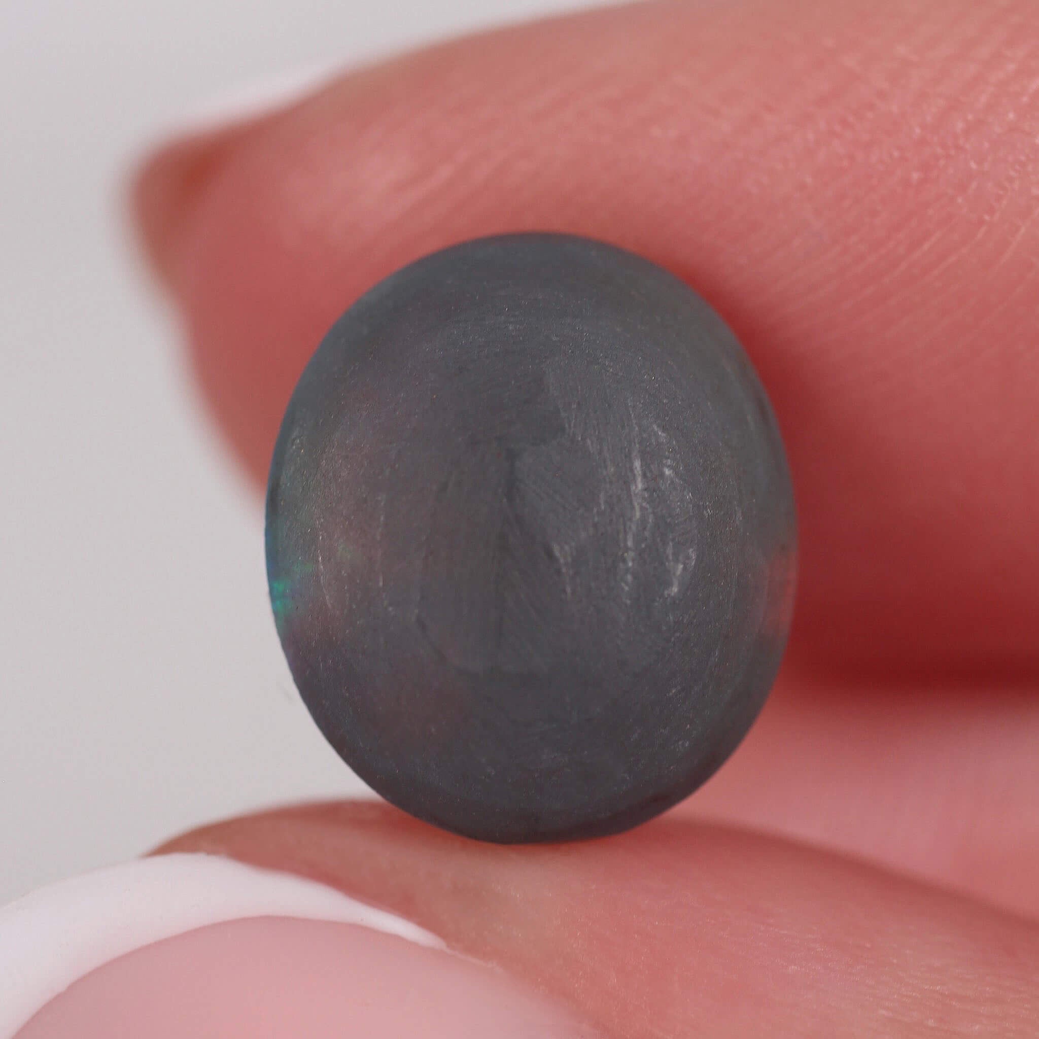 3.58ct Black Opal 11.1 x 9.6 x 5.8mm