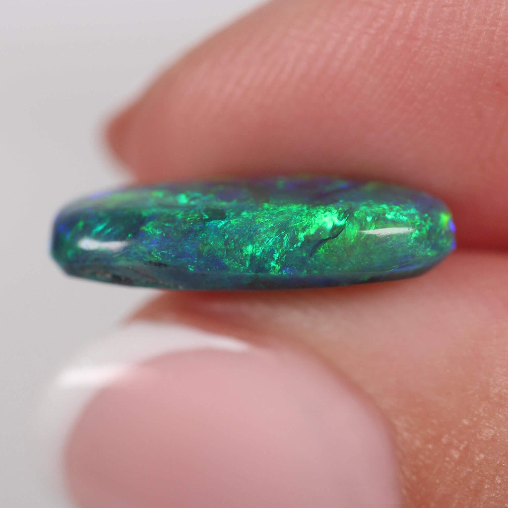 3.28ct Black Opal - 16 x 7.5 x 4.1mm